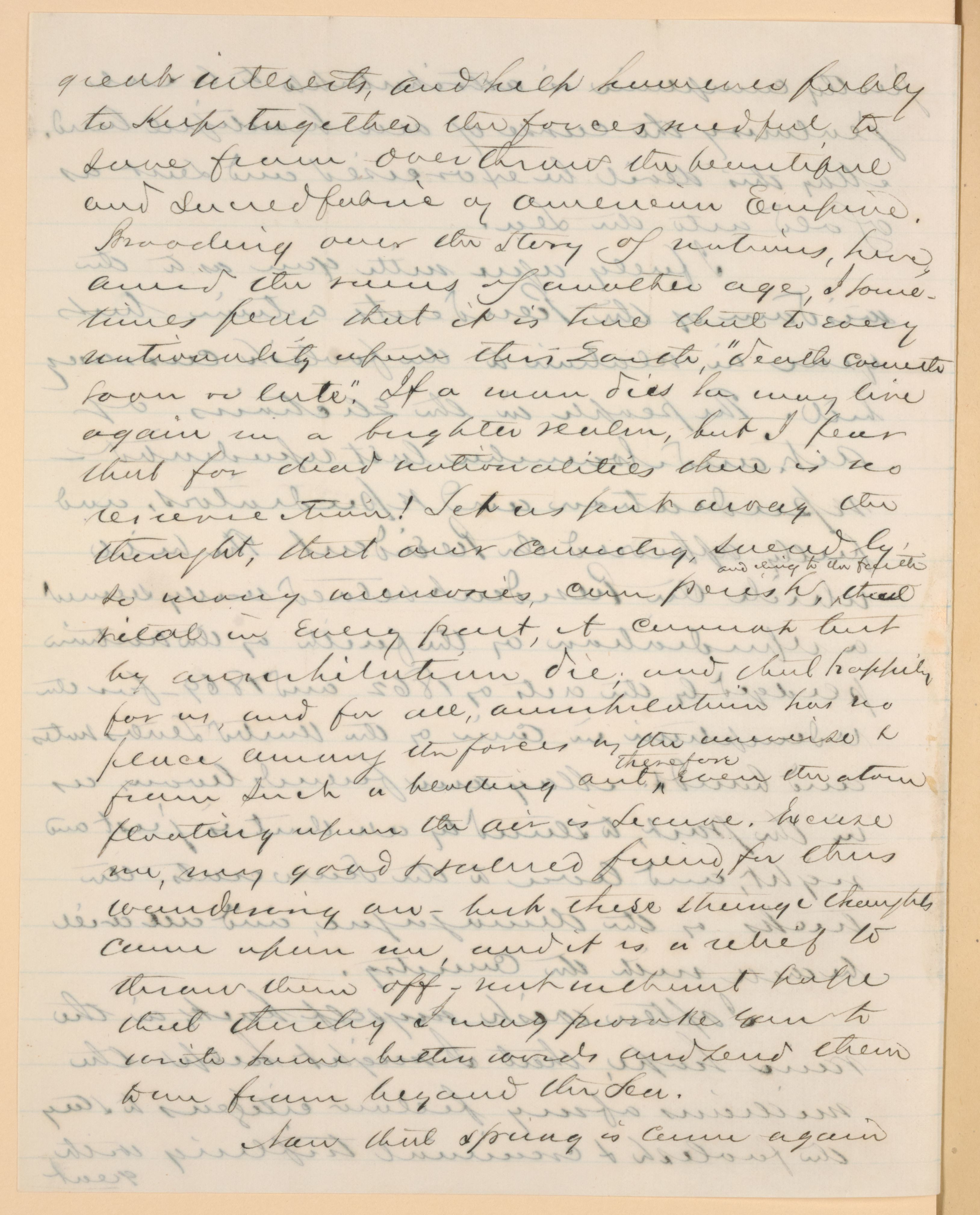 Scanned image of the current content page