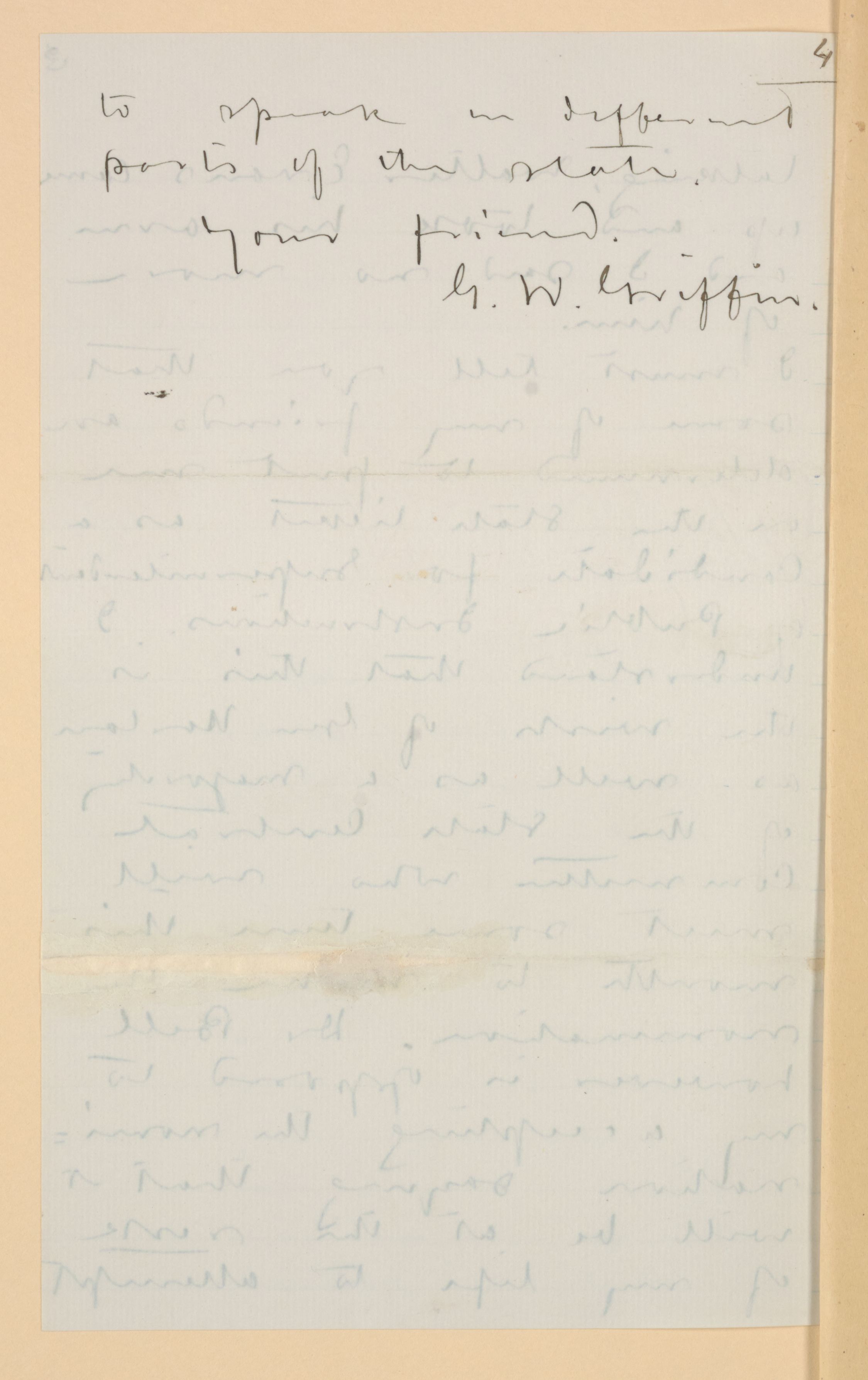 Scanned image of the current content page