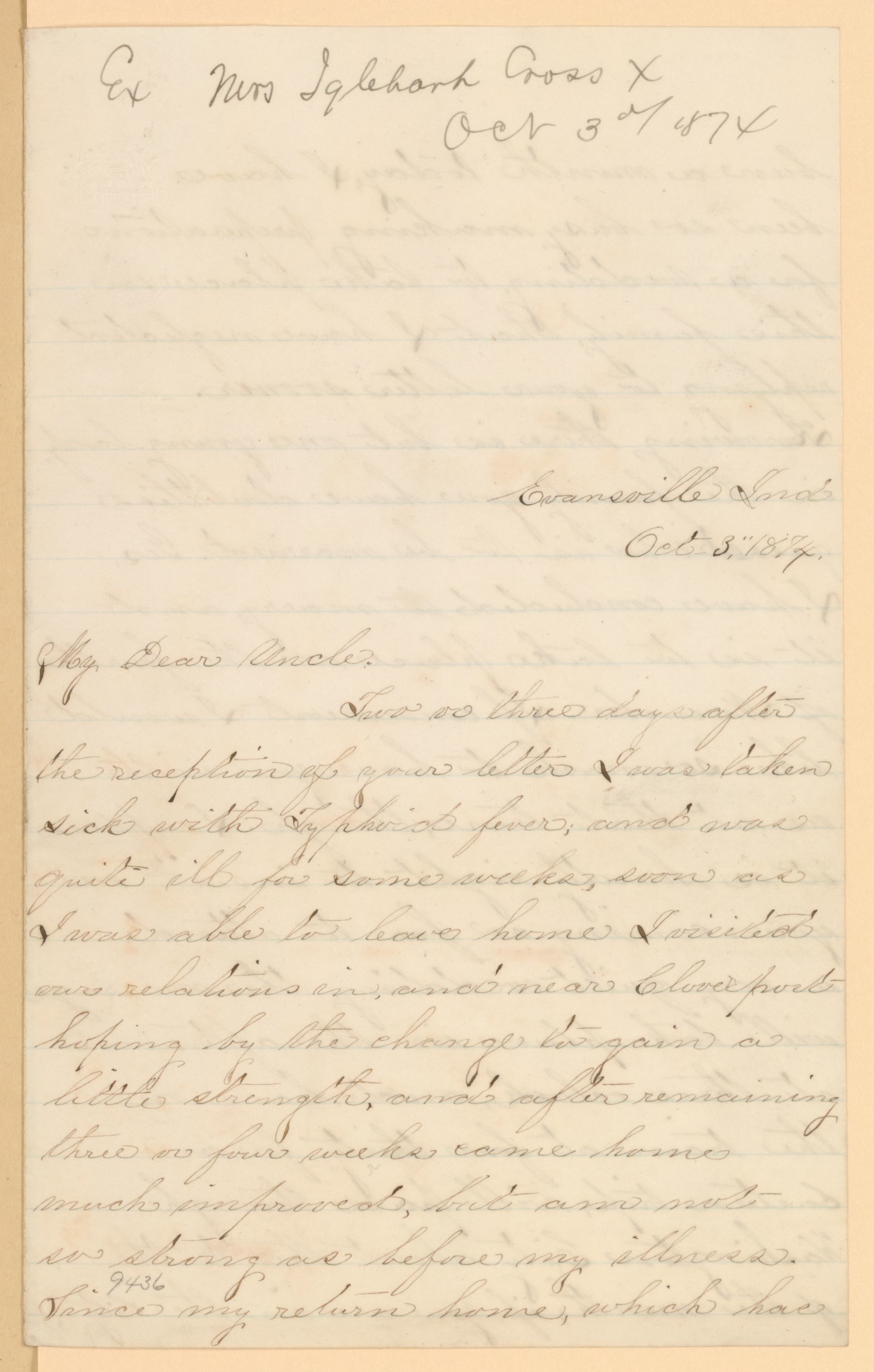 Scanned image of the current content page