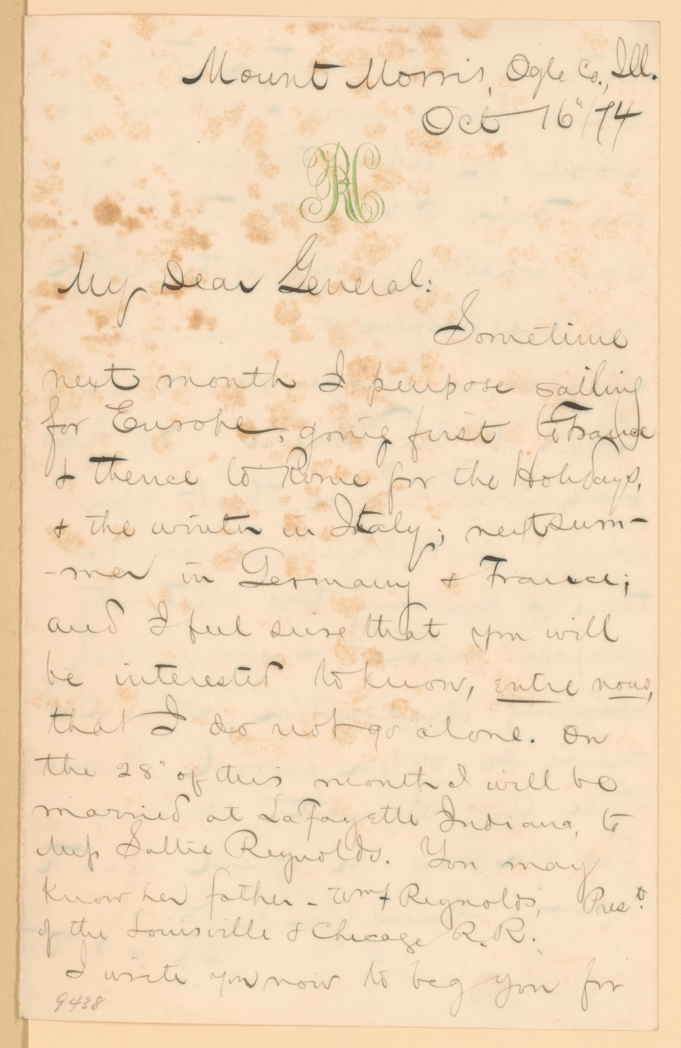 Scanned image of the current content page