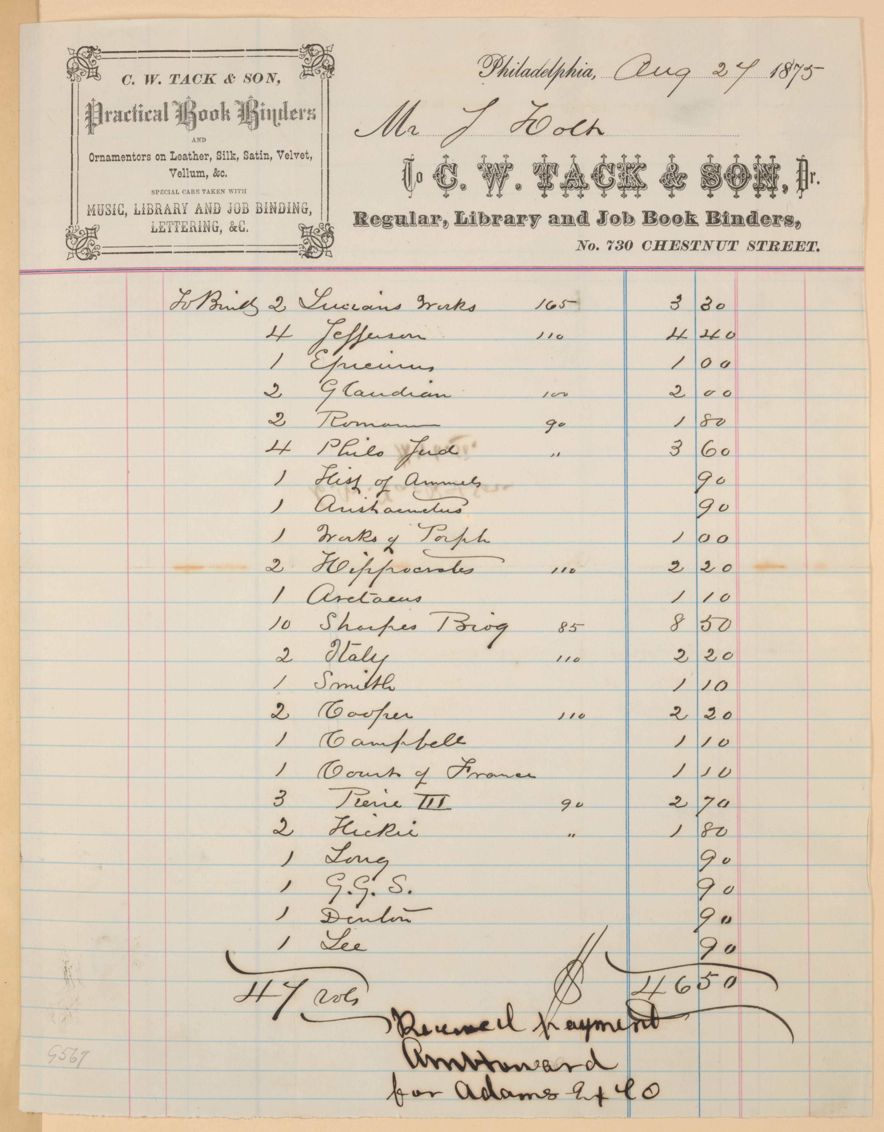 Scanned image of the current content page