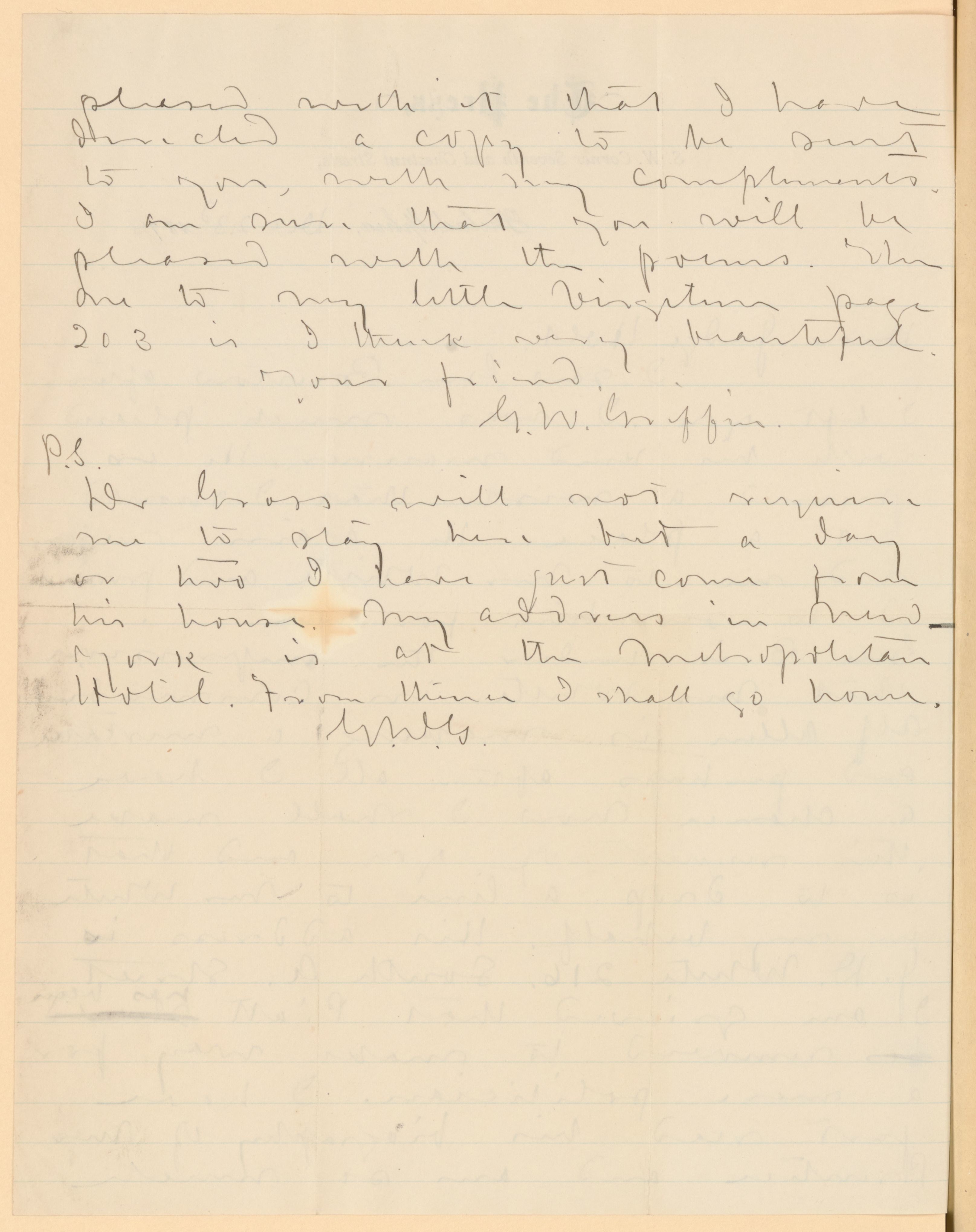 Scanned image of the current content page