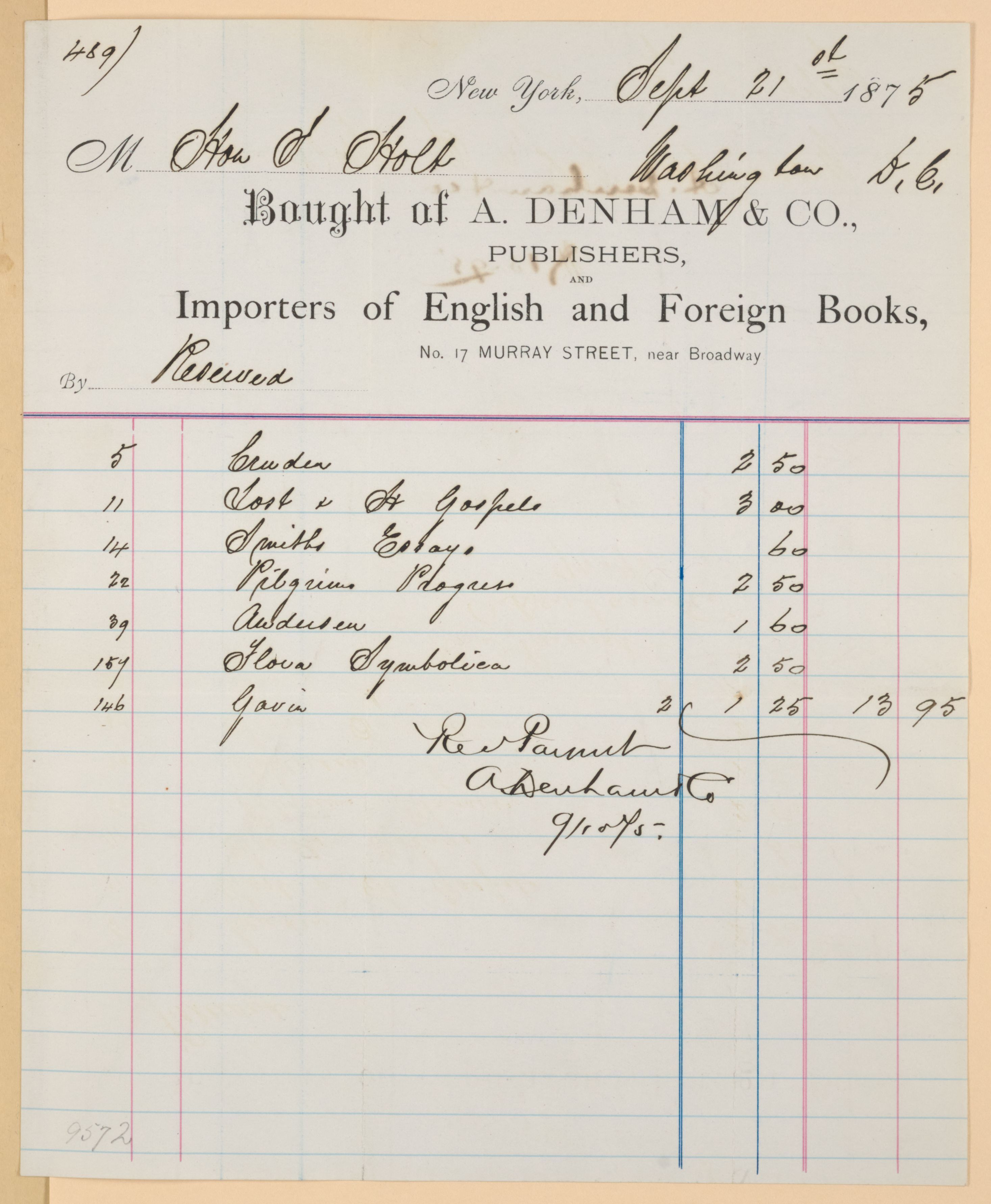 Scanned image of the current content page