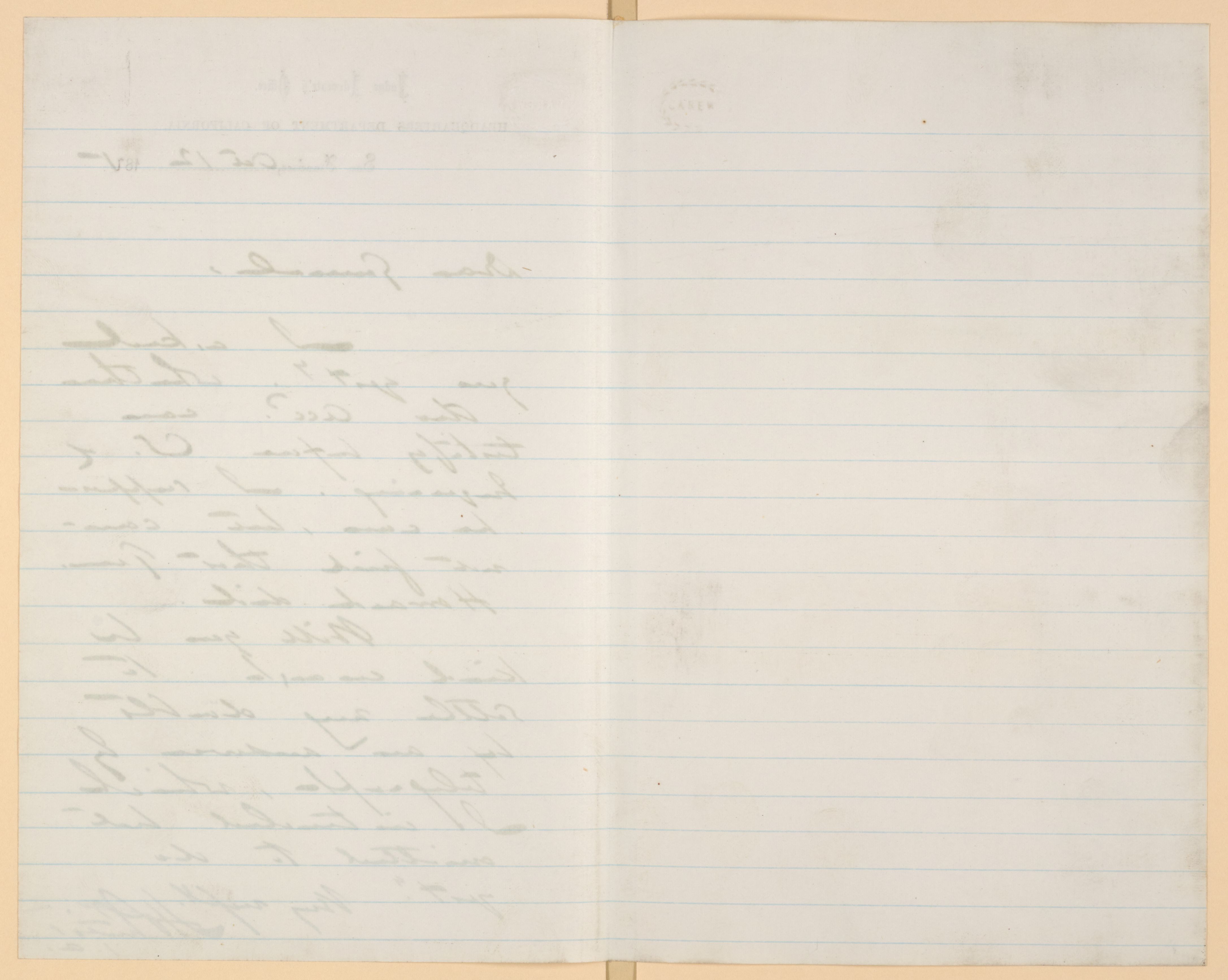 Scanned image of the current content page