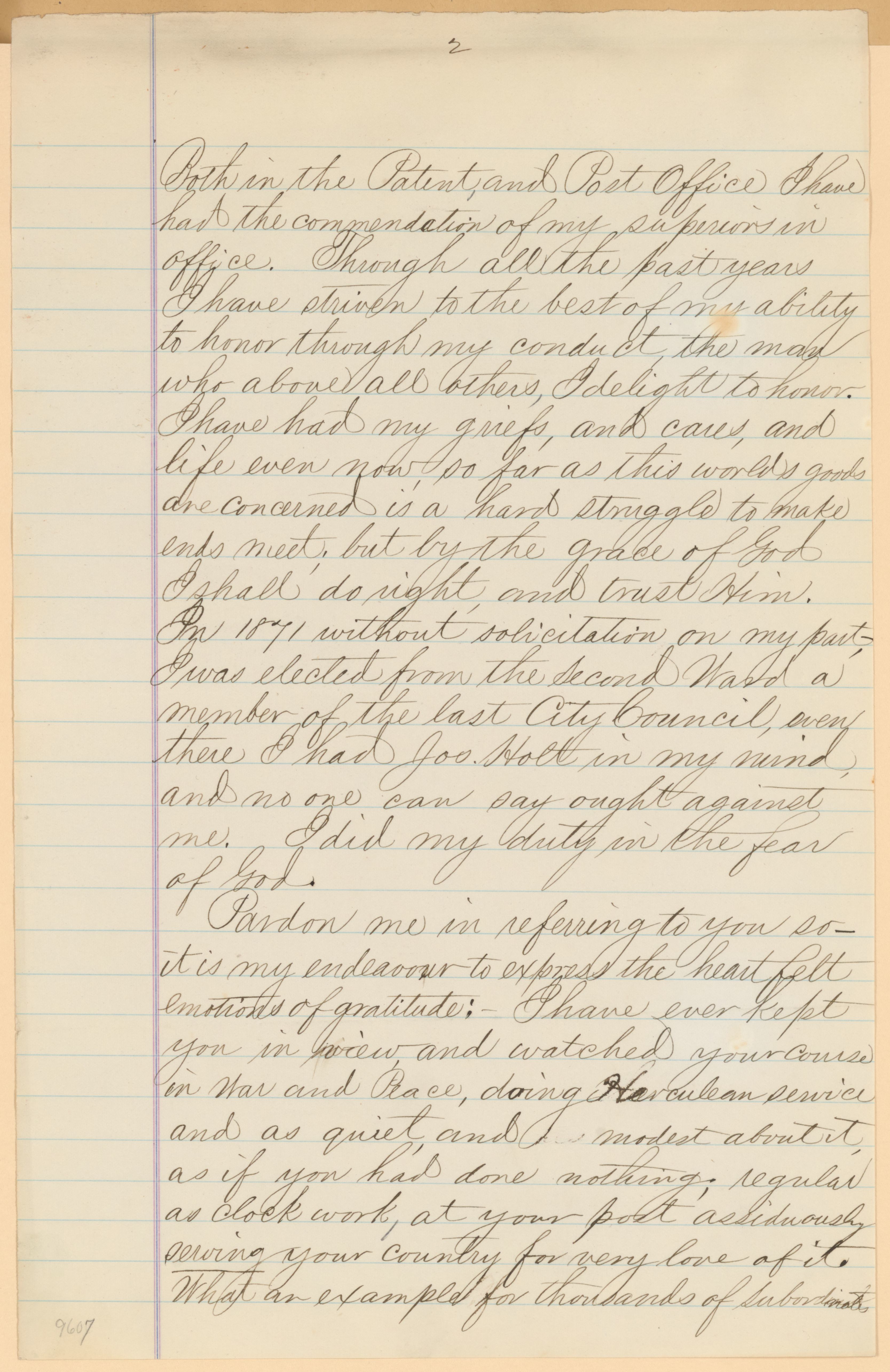 Scanned image of the current content page