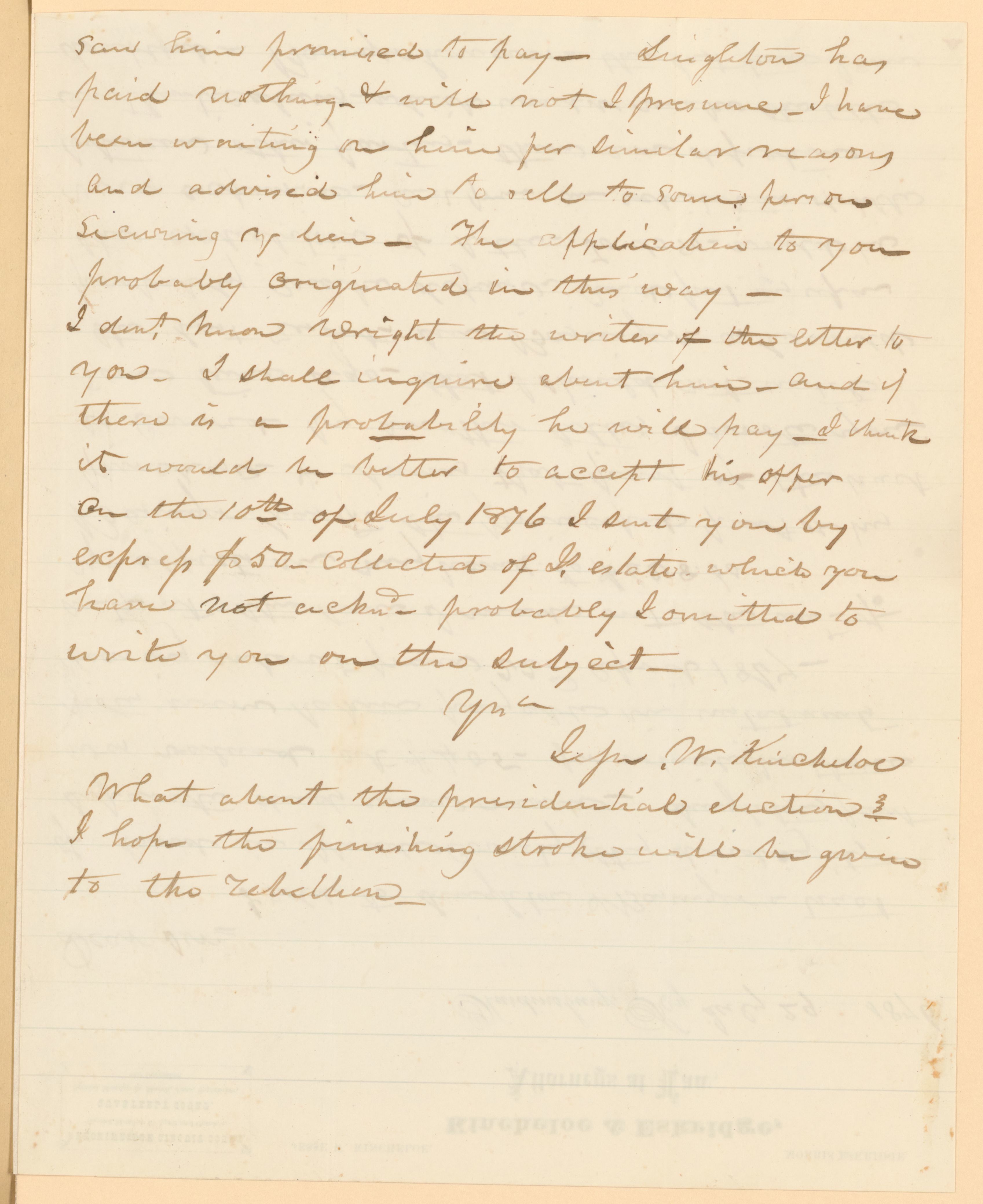 Scanned image of the current content page