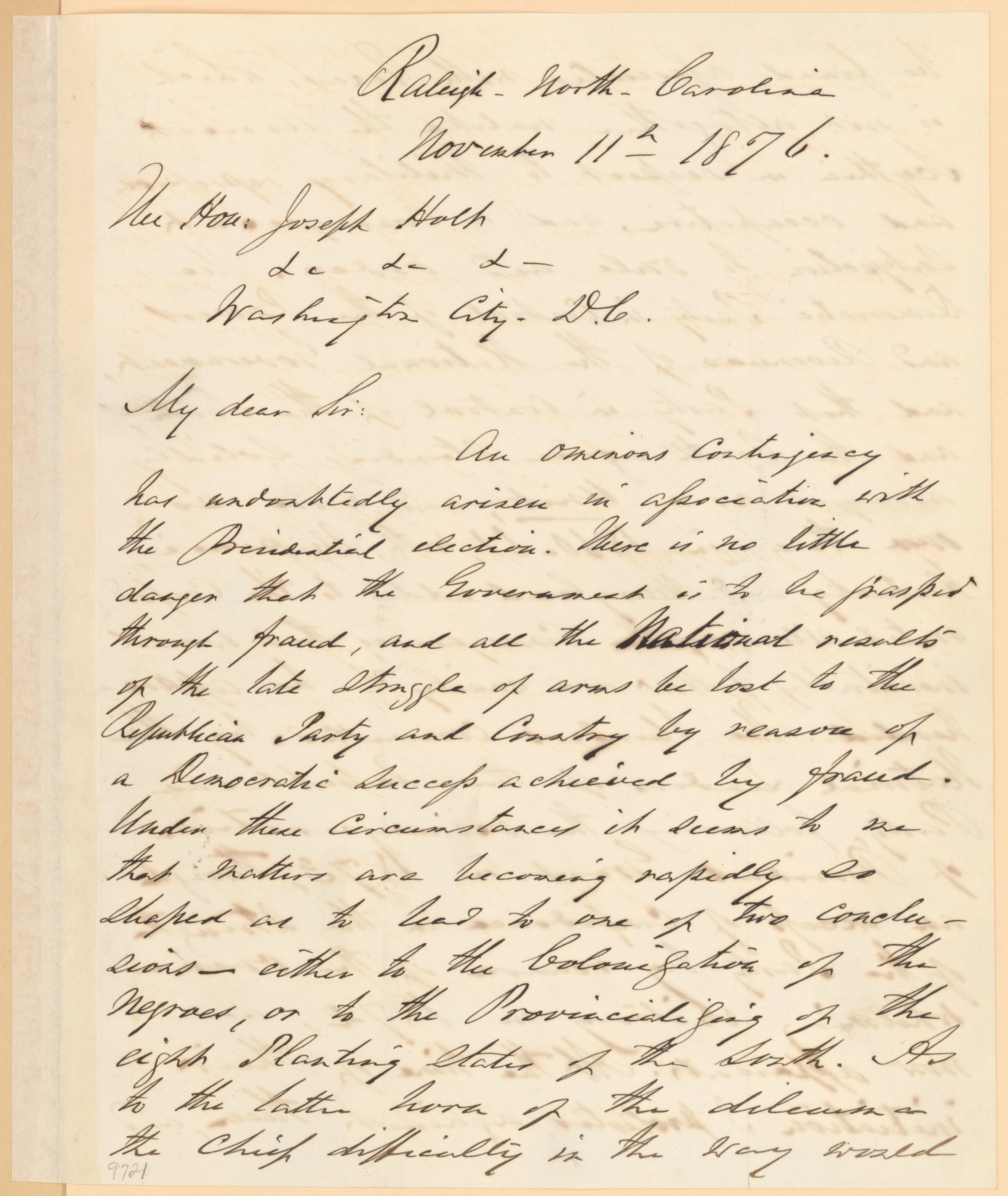 Scanned image of the current content page