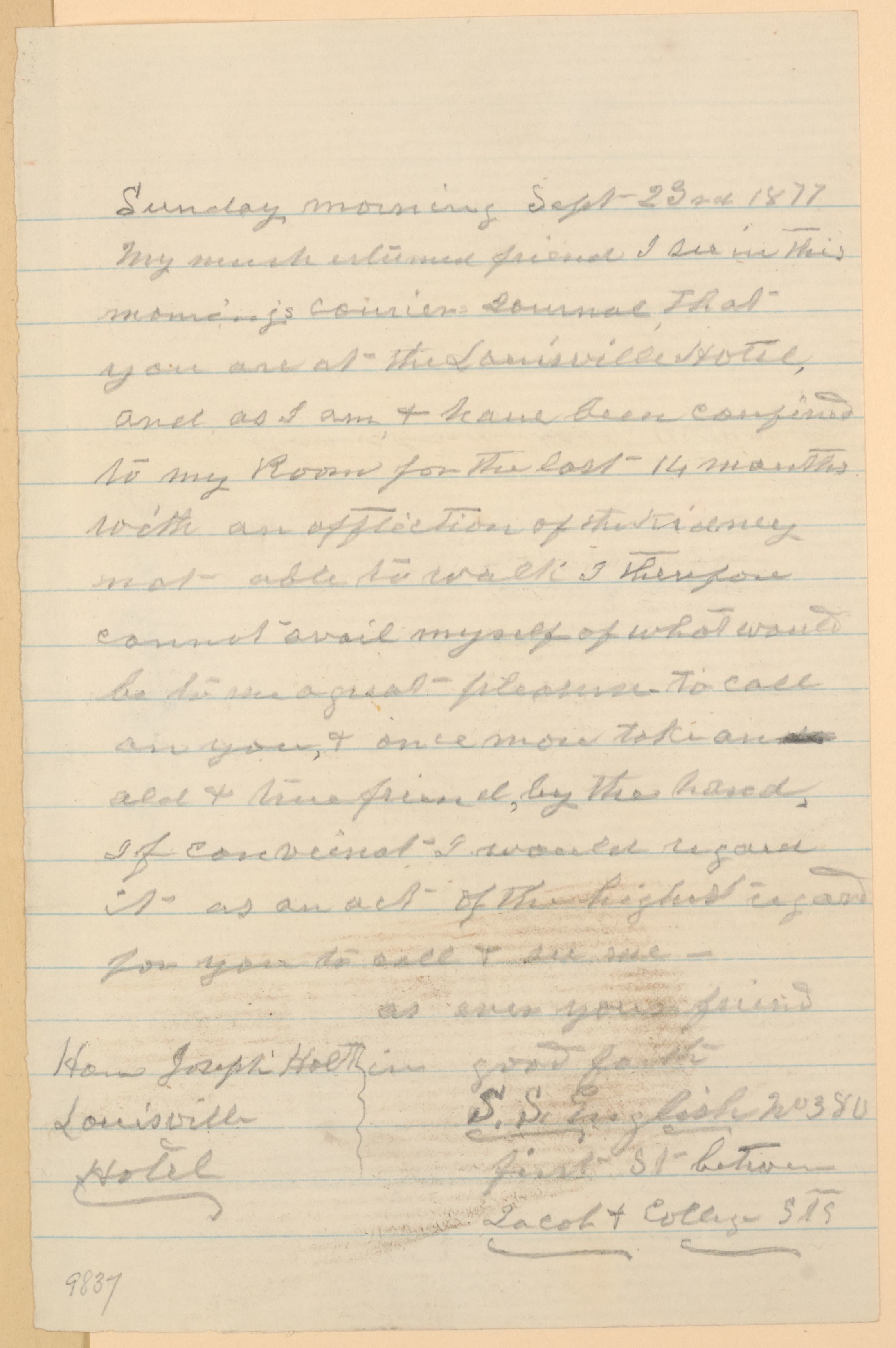 Scanned image of the current content page