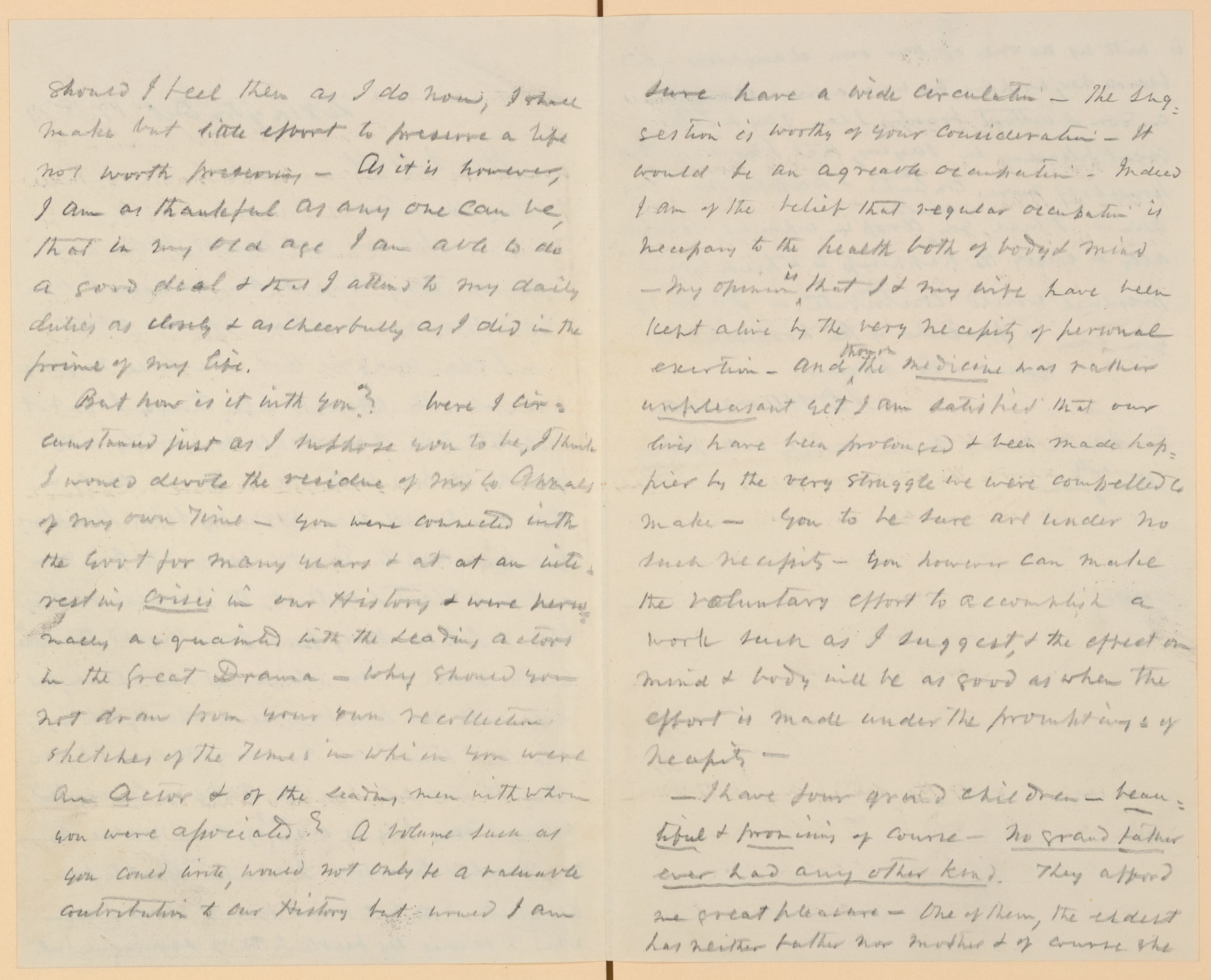 Scanned image of the current content page