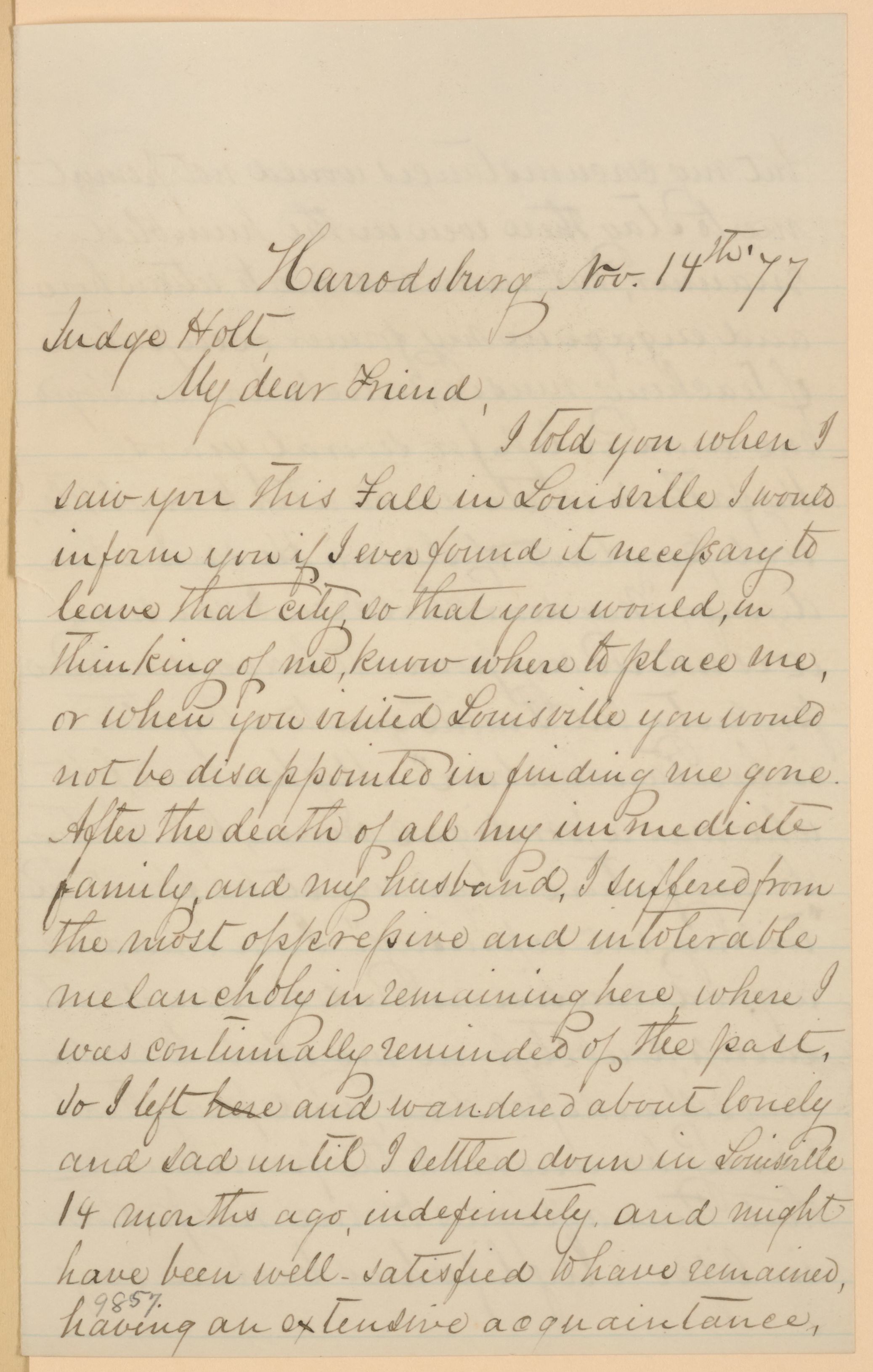 Scanned image of the current content page