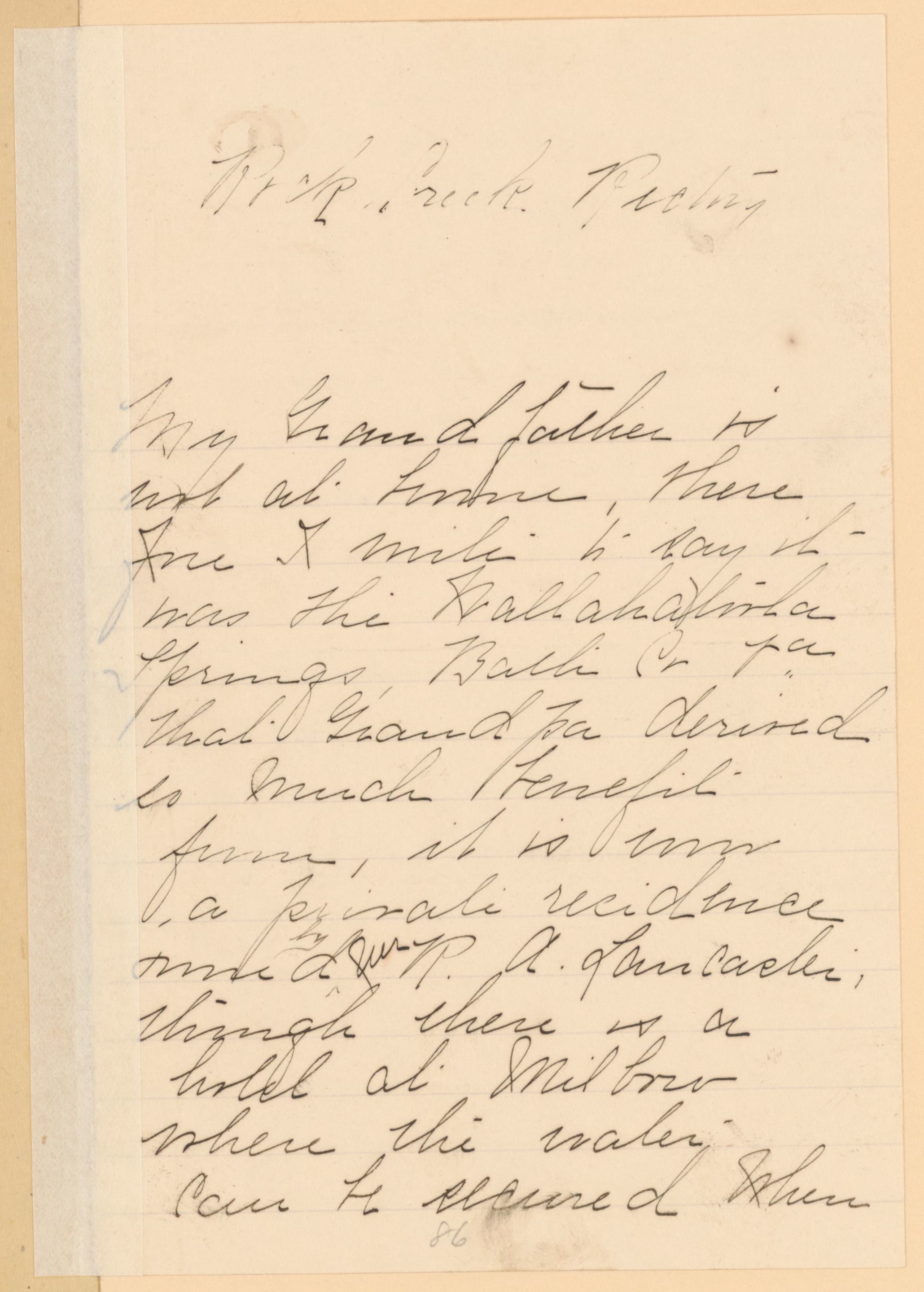 Scanned image of the current content page