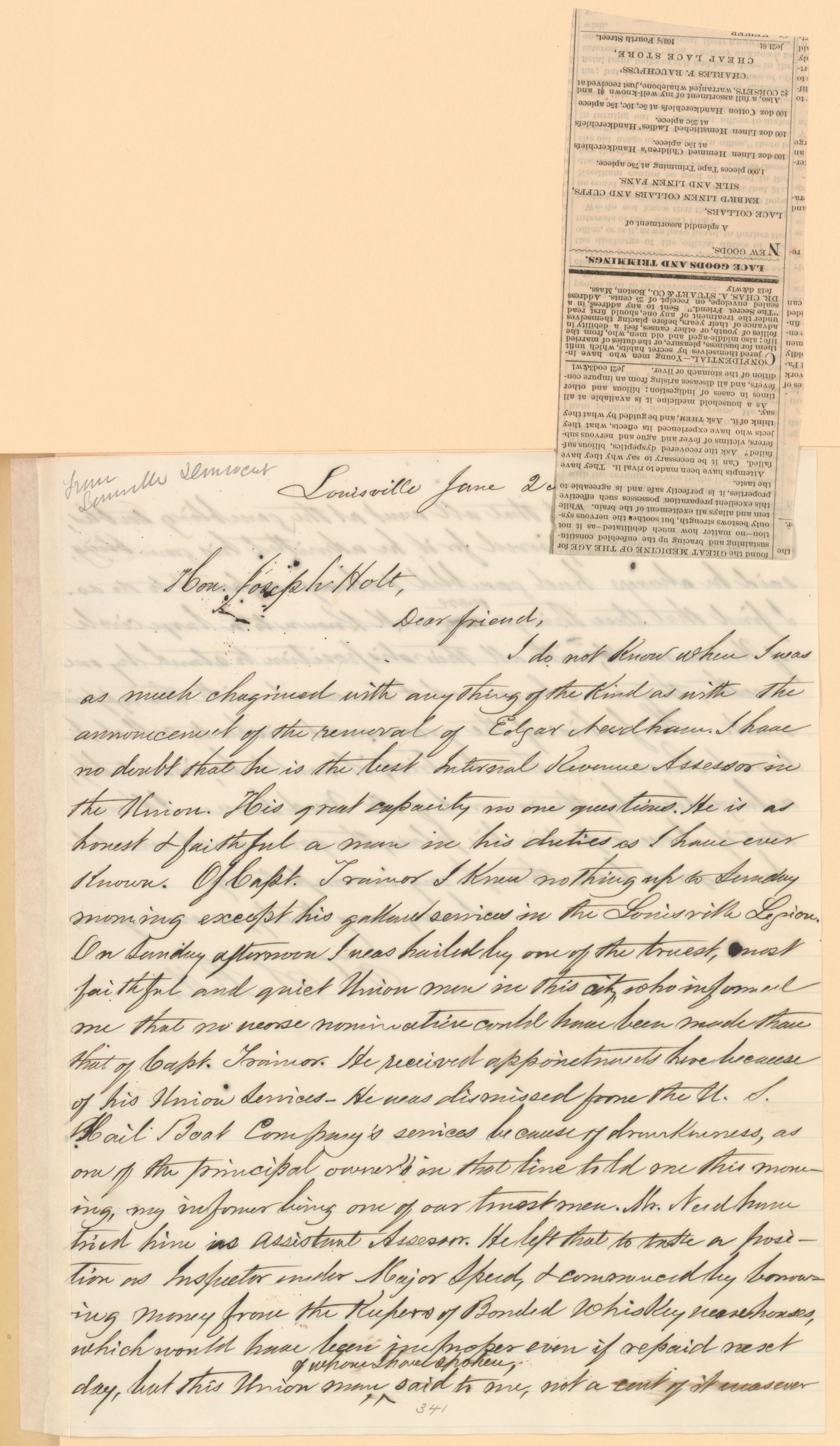 Scanned image of the current content page