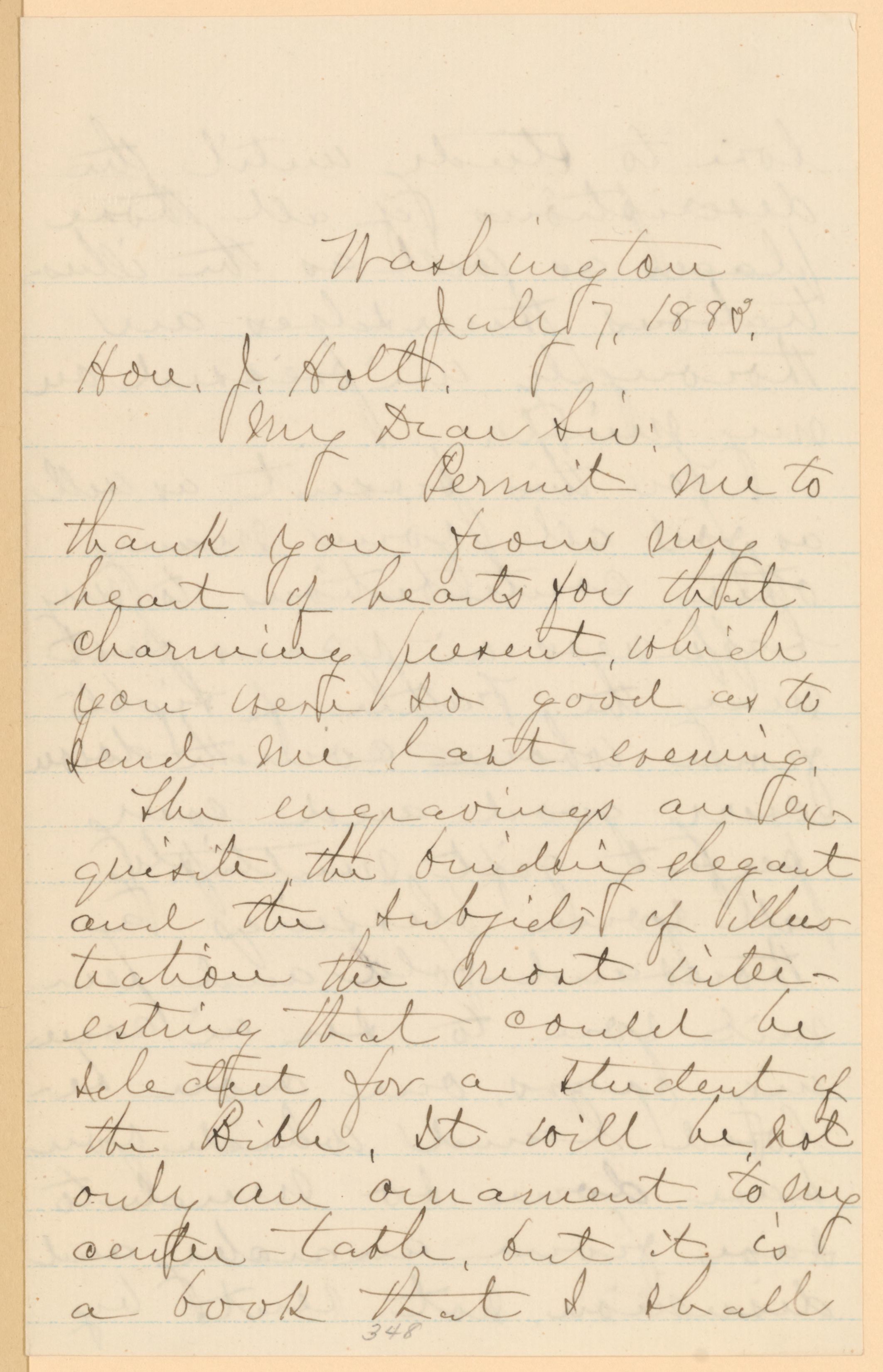 Scanned image of the current content page