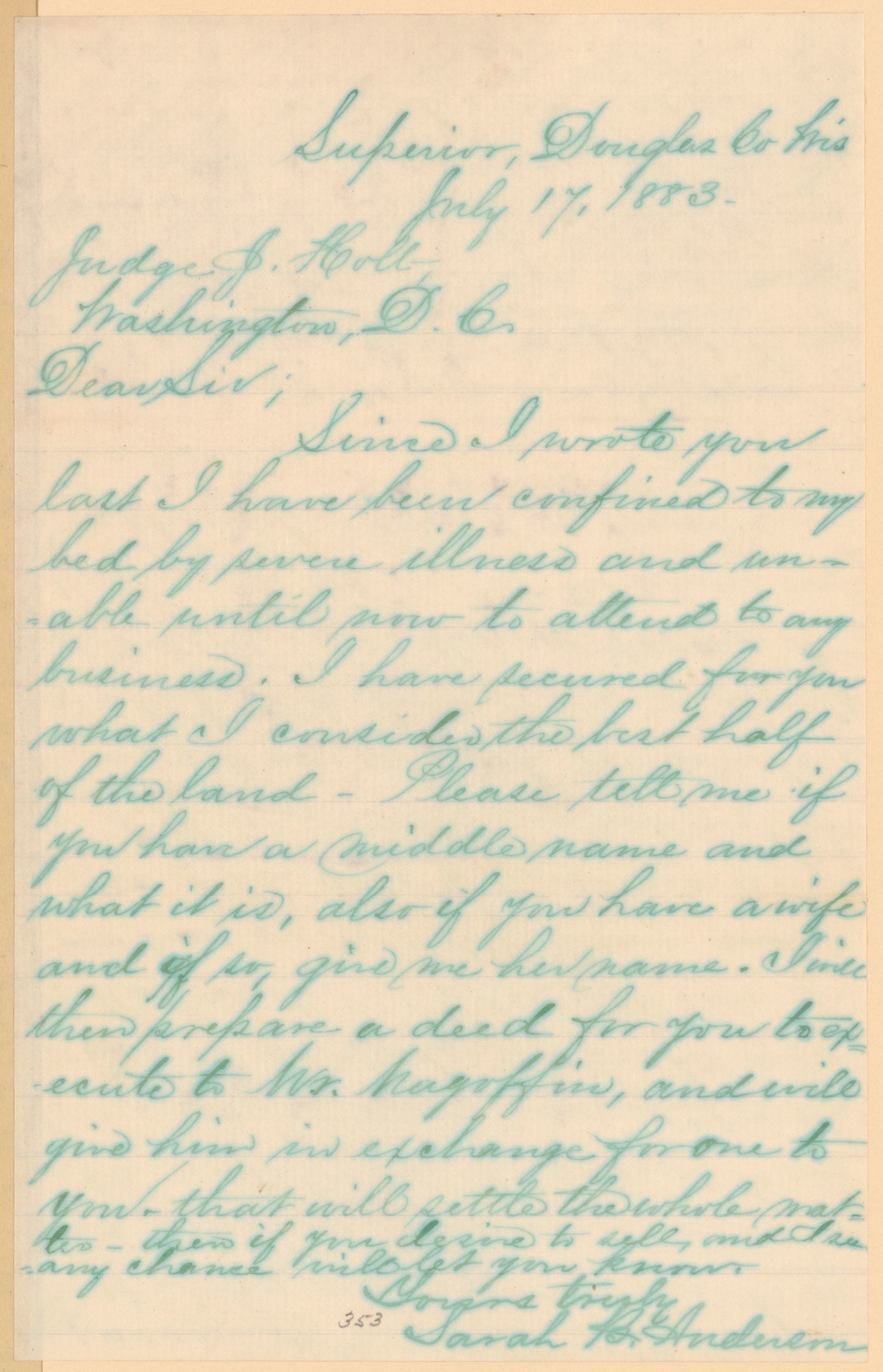 Scanned image of the current content page