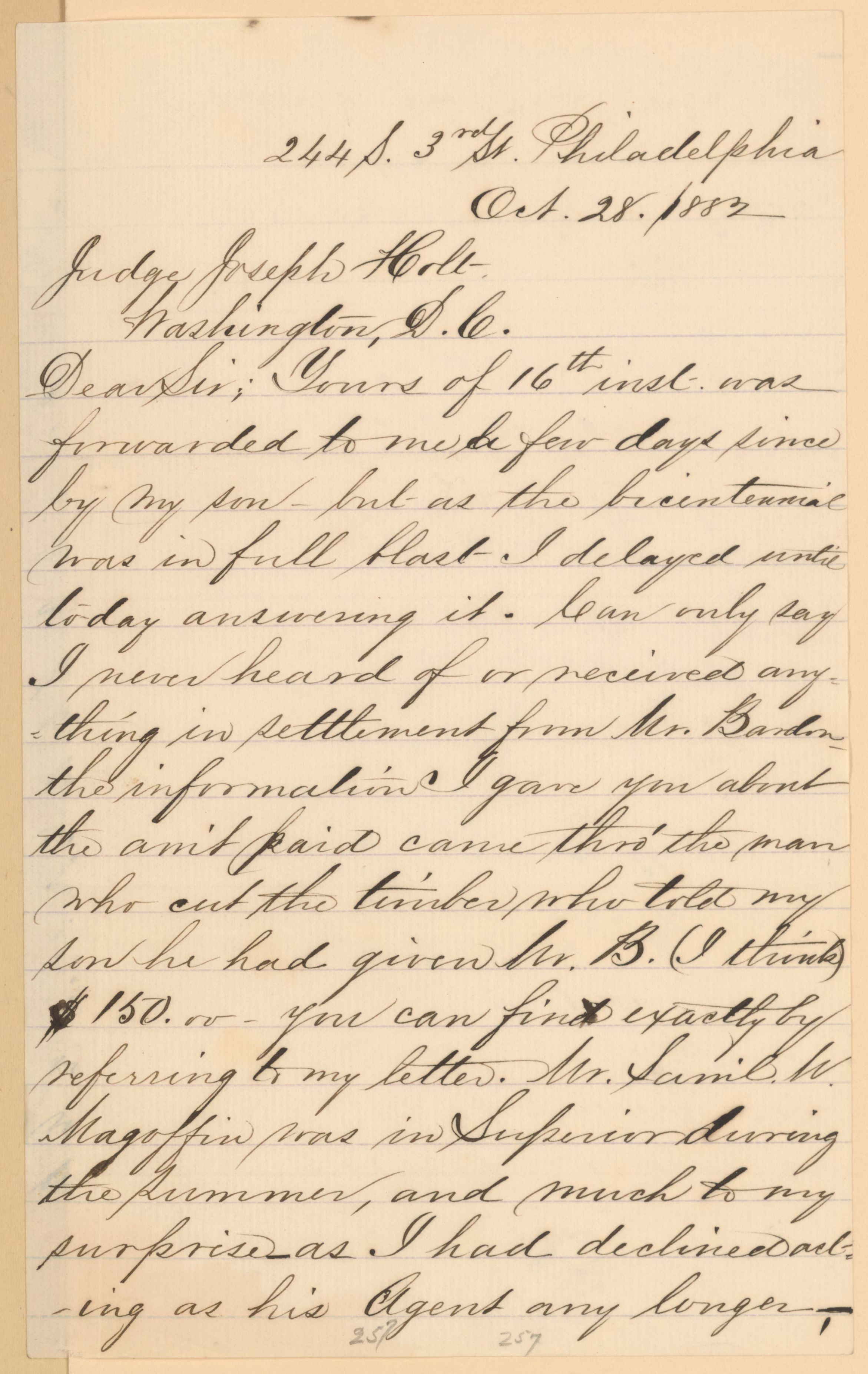 Scanned image of the current content page