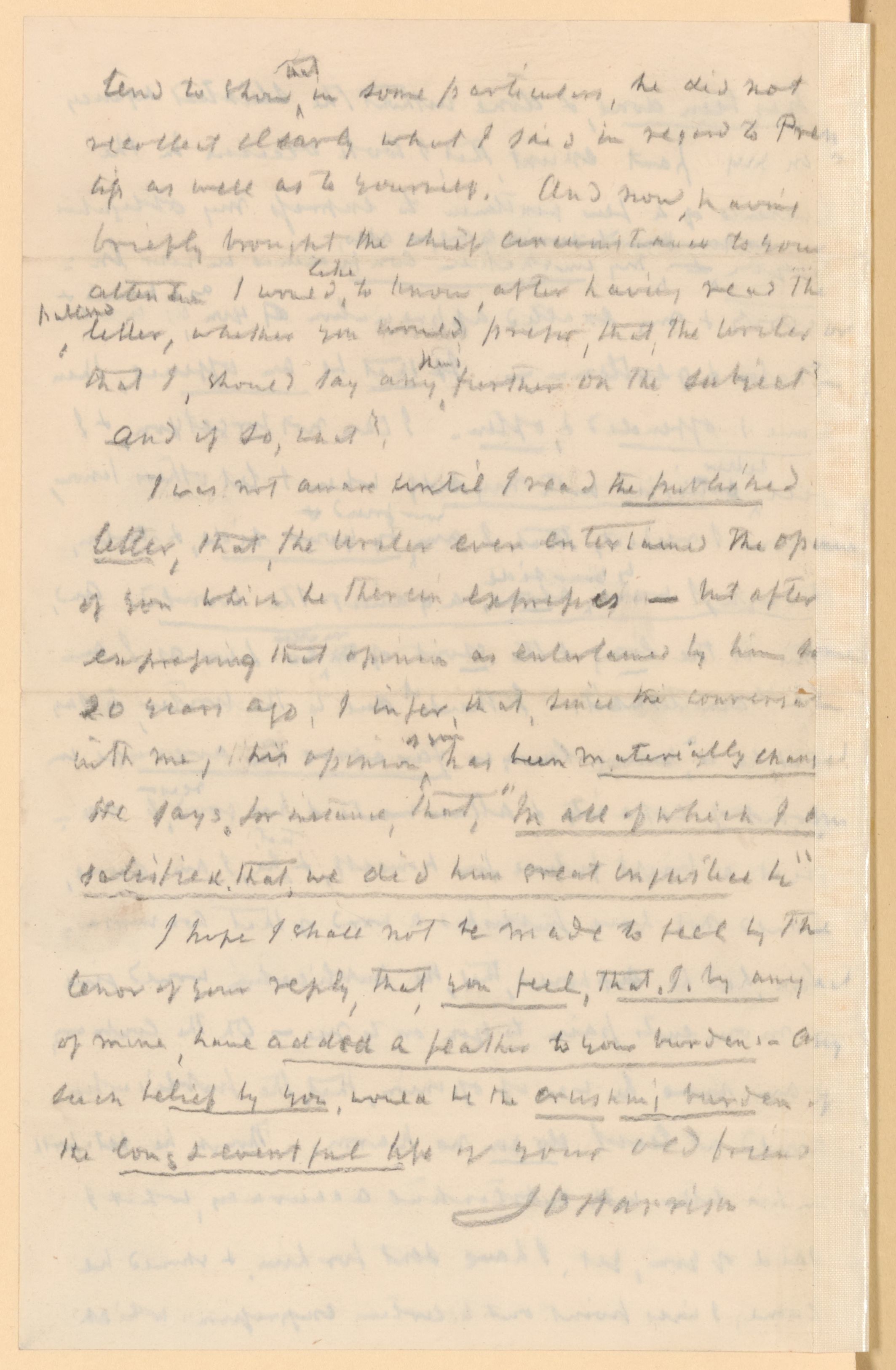 Scanned image of the current content page