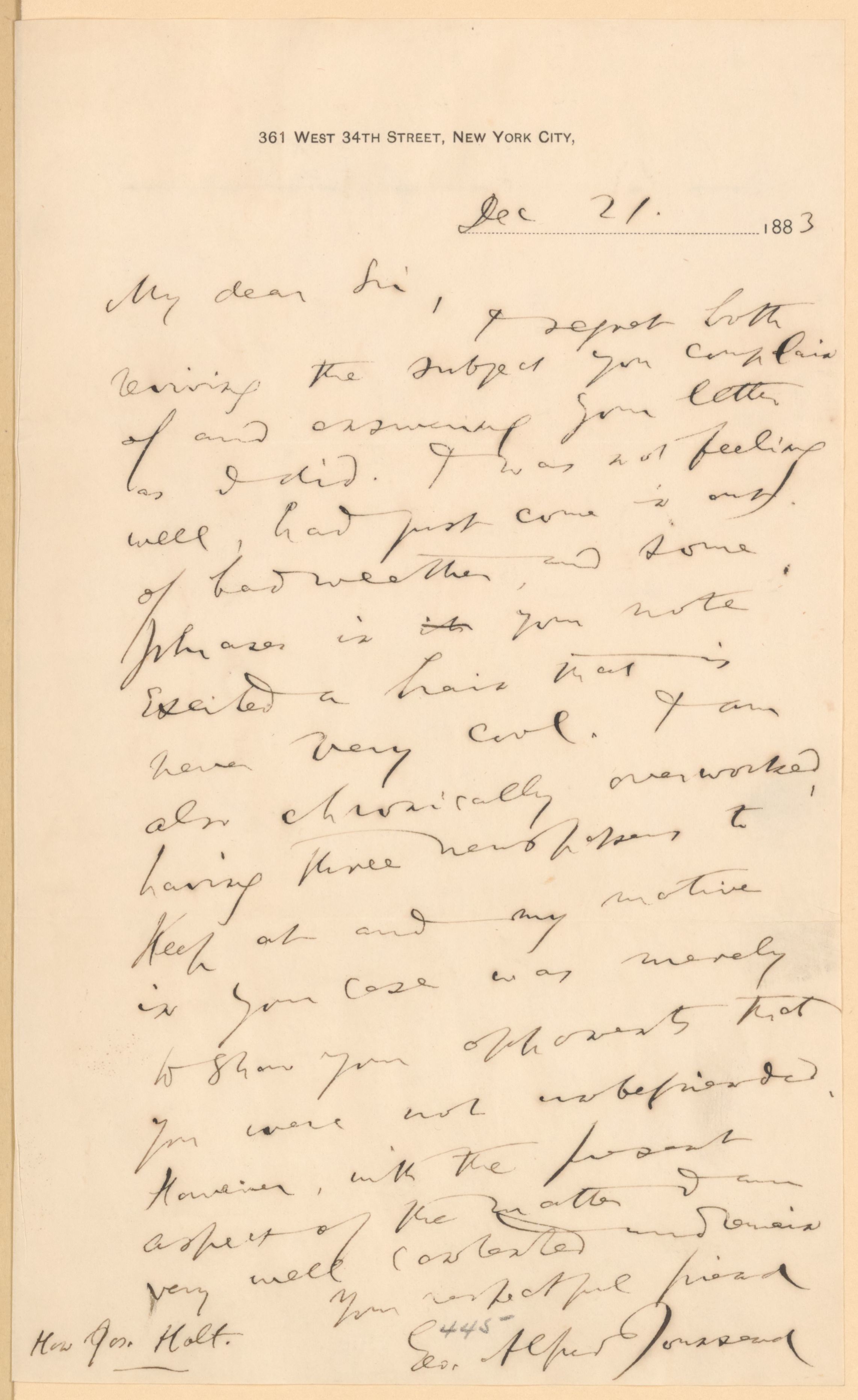 Scanned image of the current content page