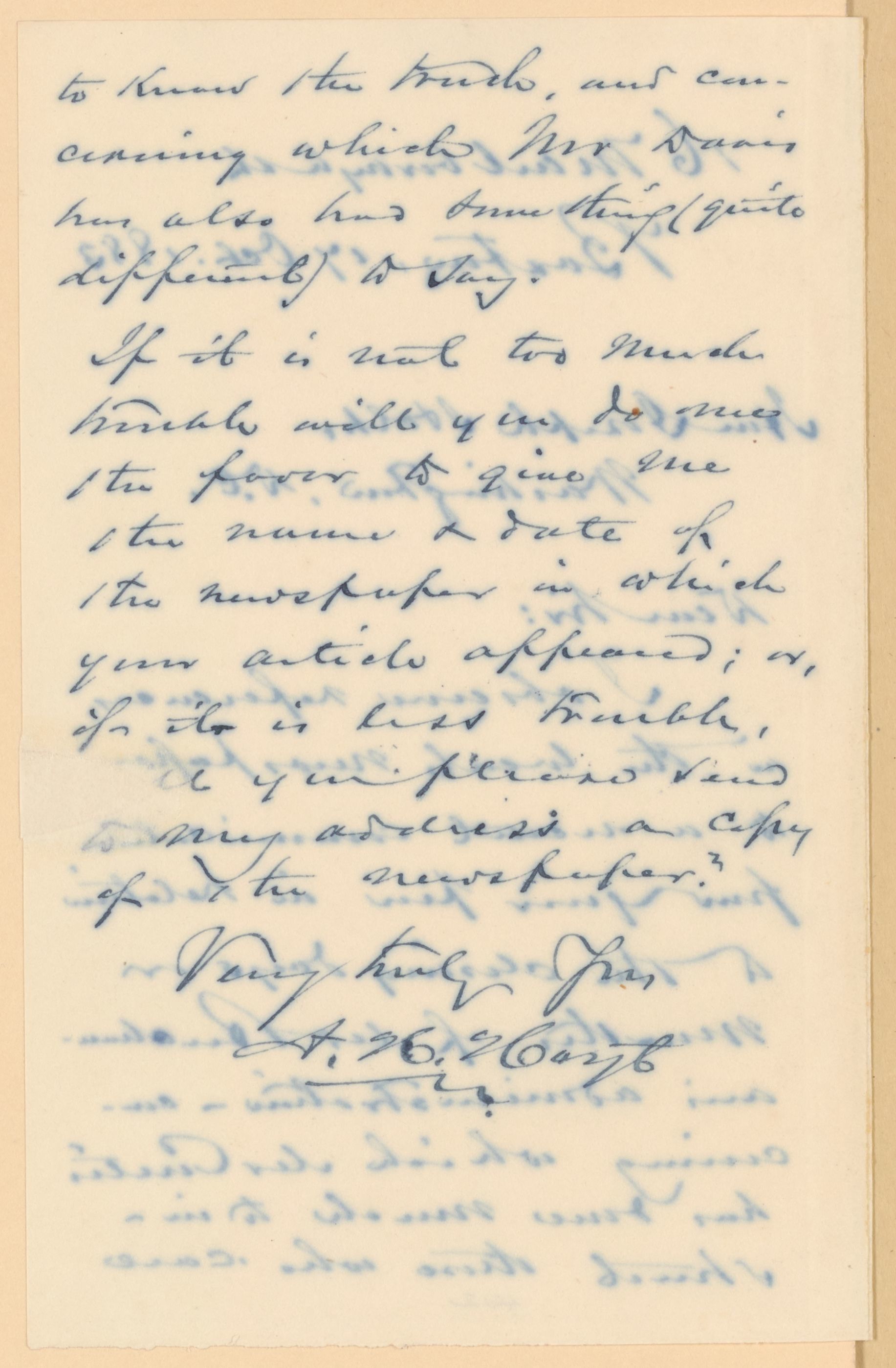 Scanned image of the current content page