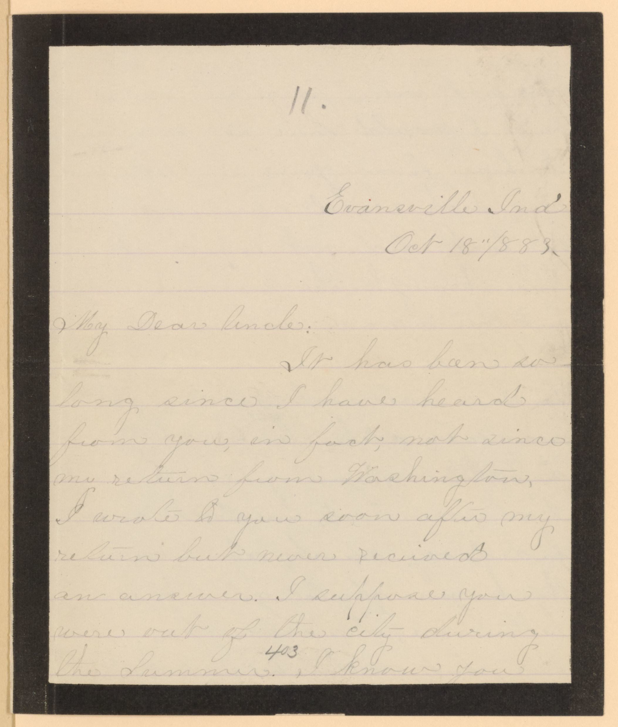 Scanned image of the current content page