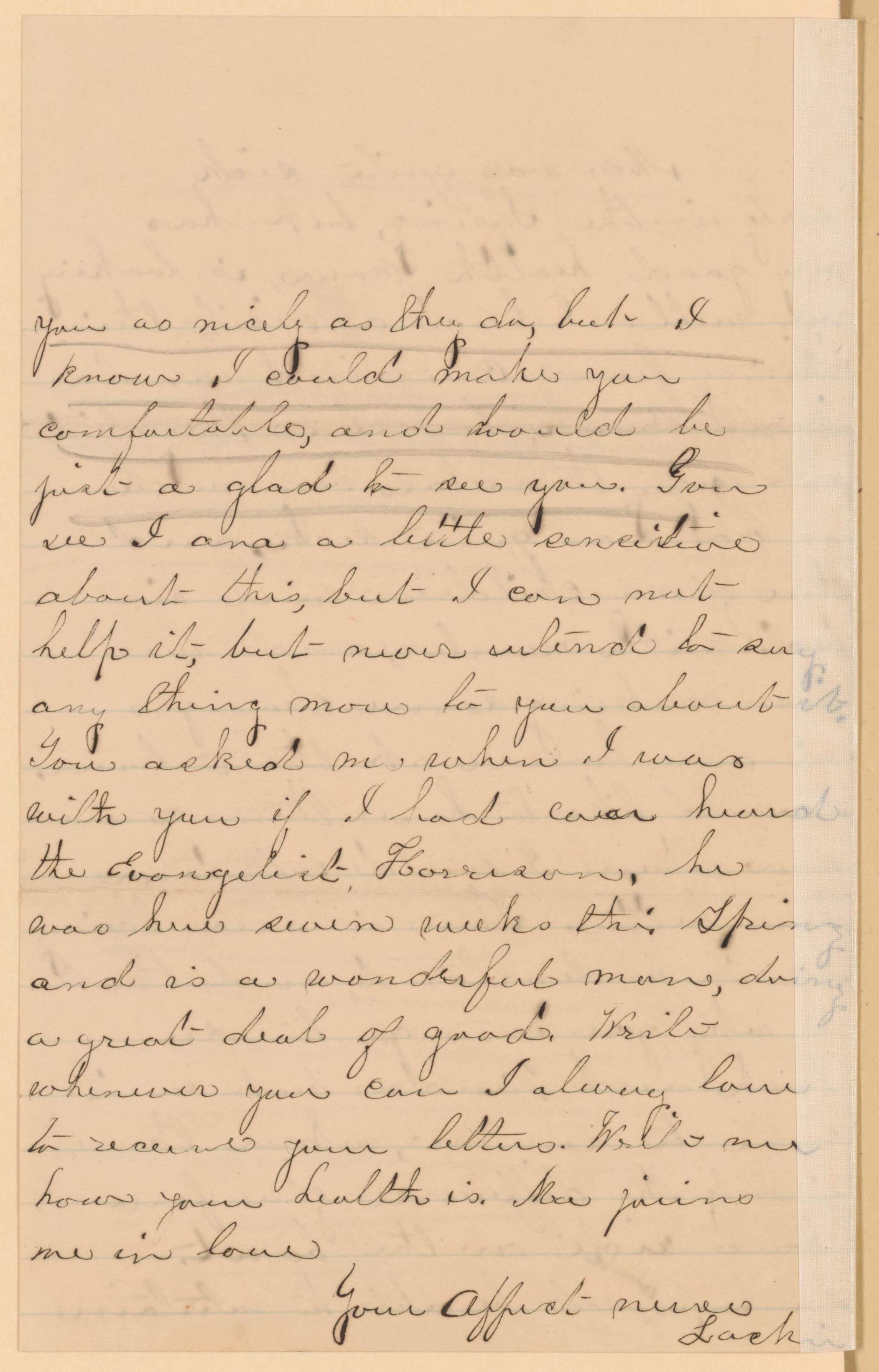 Scanned image of the current content page