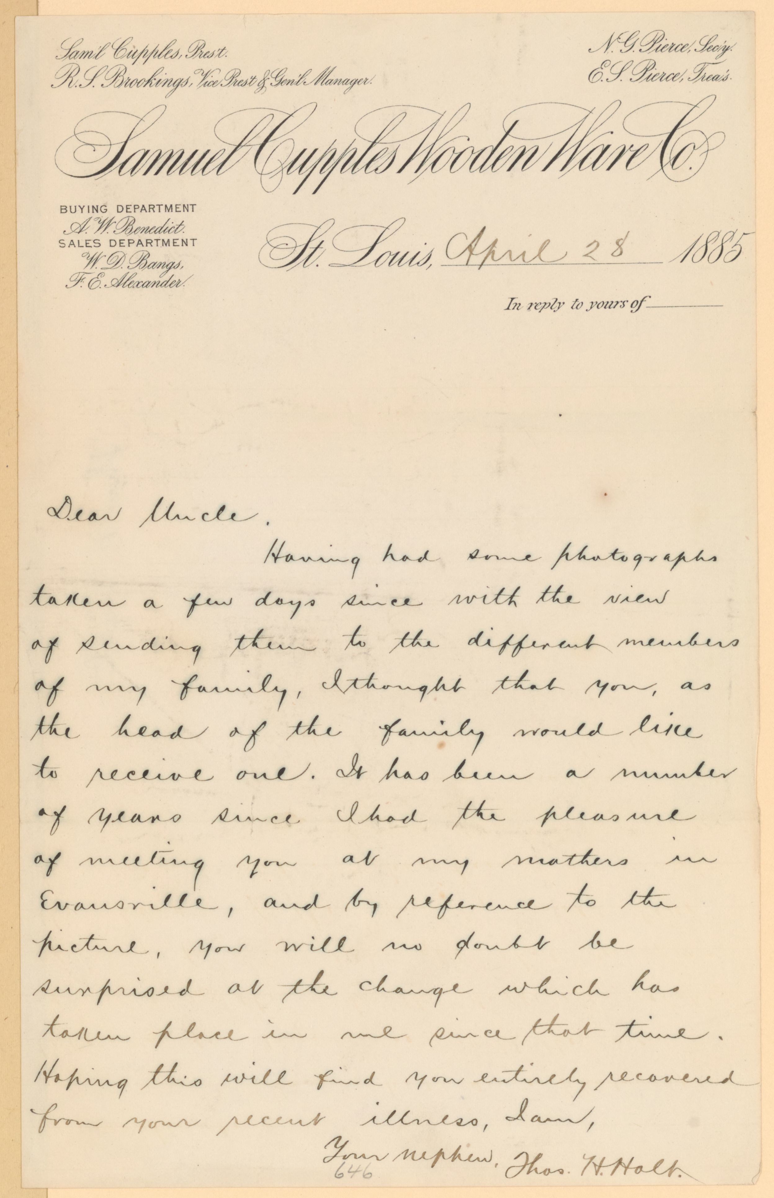 Scanned image of the current content page