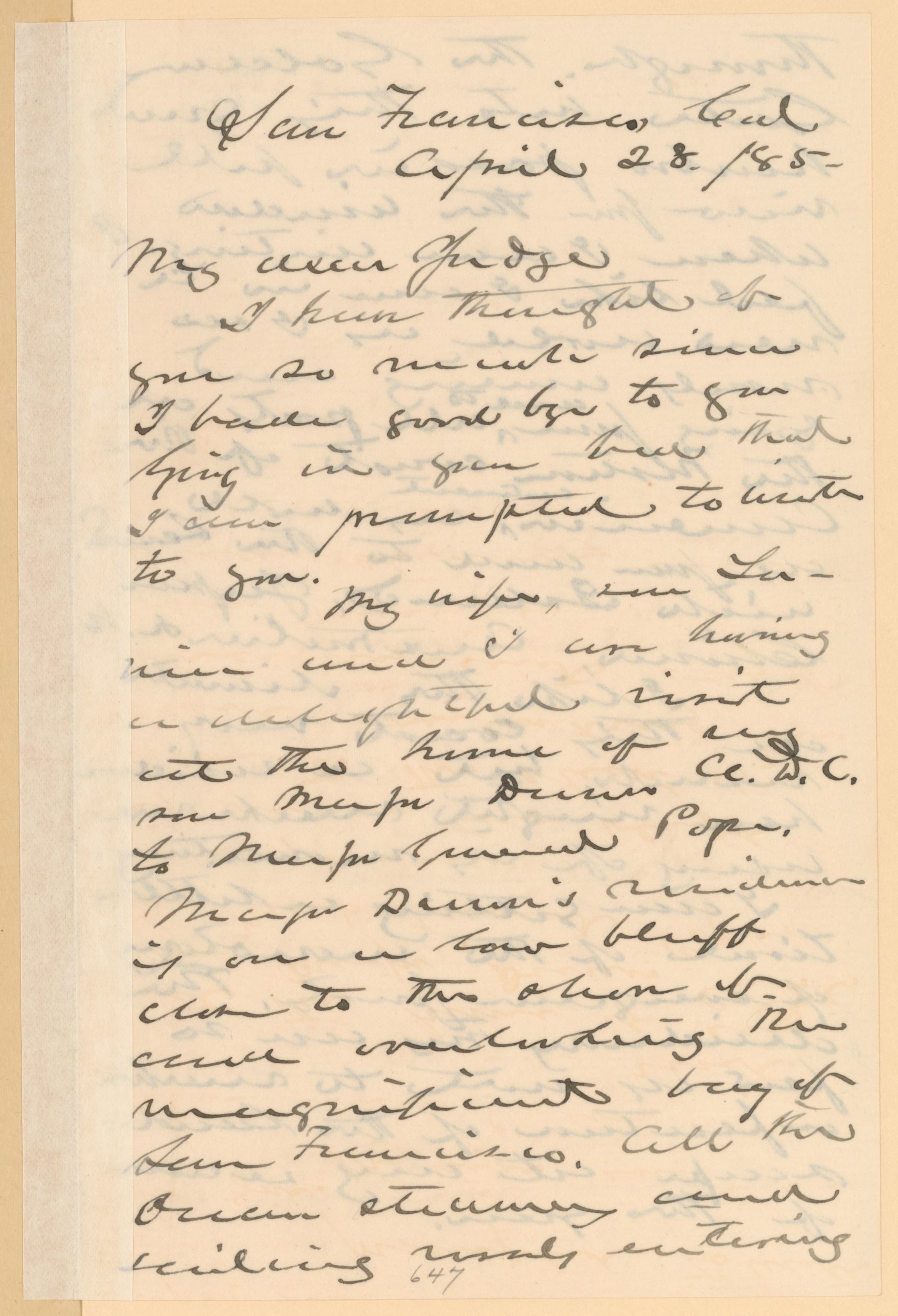 Scanned image of the current content page