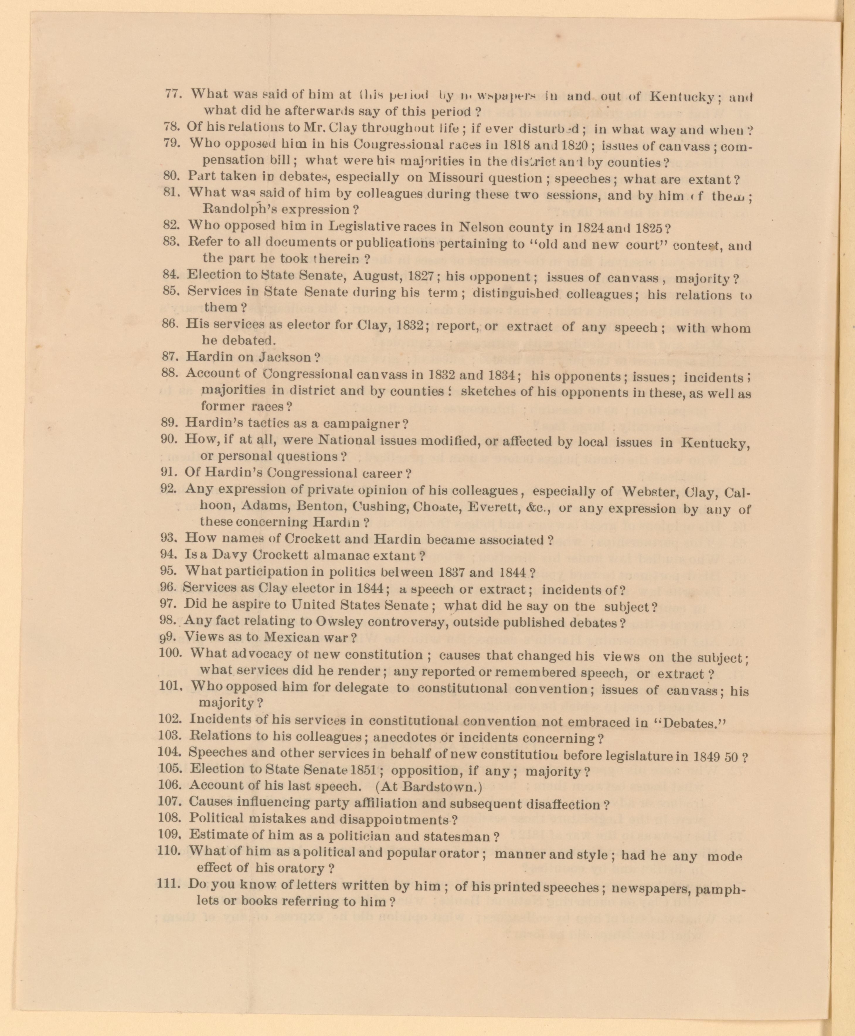 Scanned image of the current content page