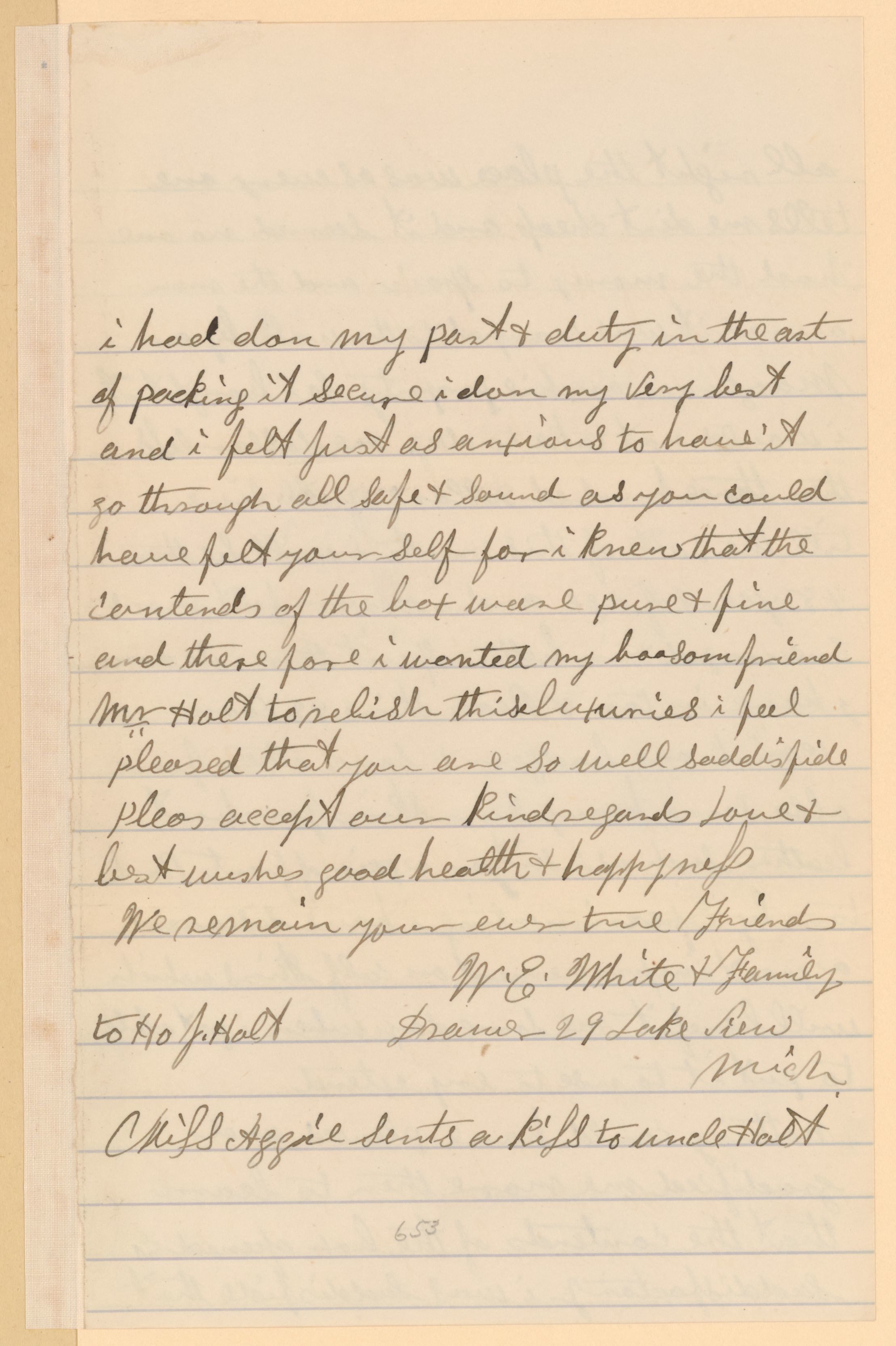 Scanned image of the current content page