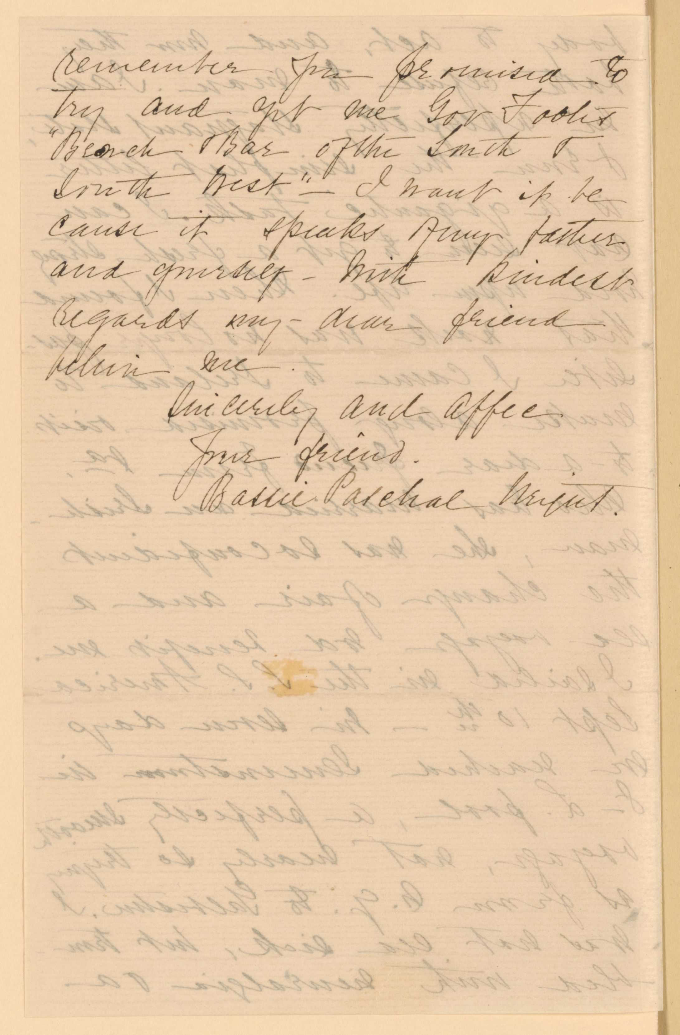 Scanned image of the current content page