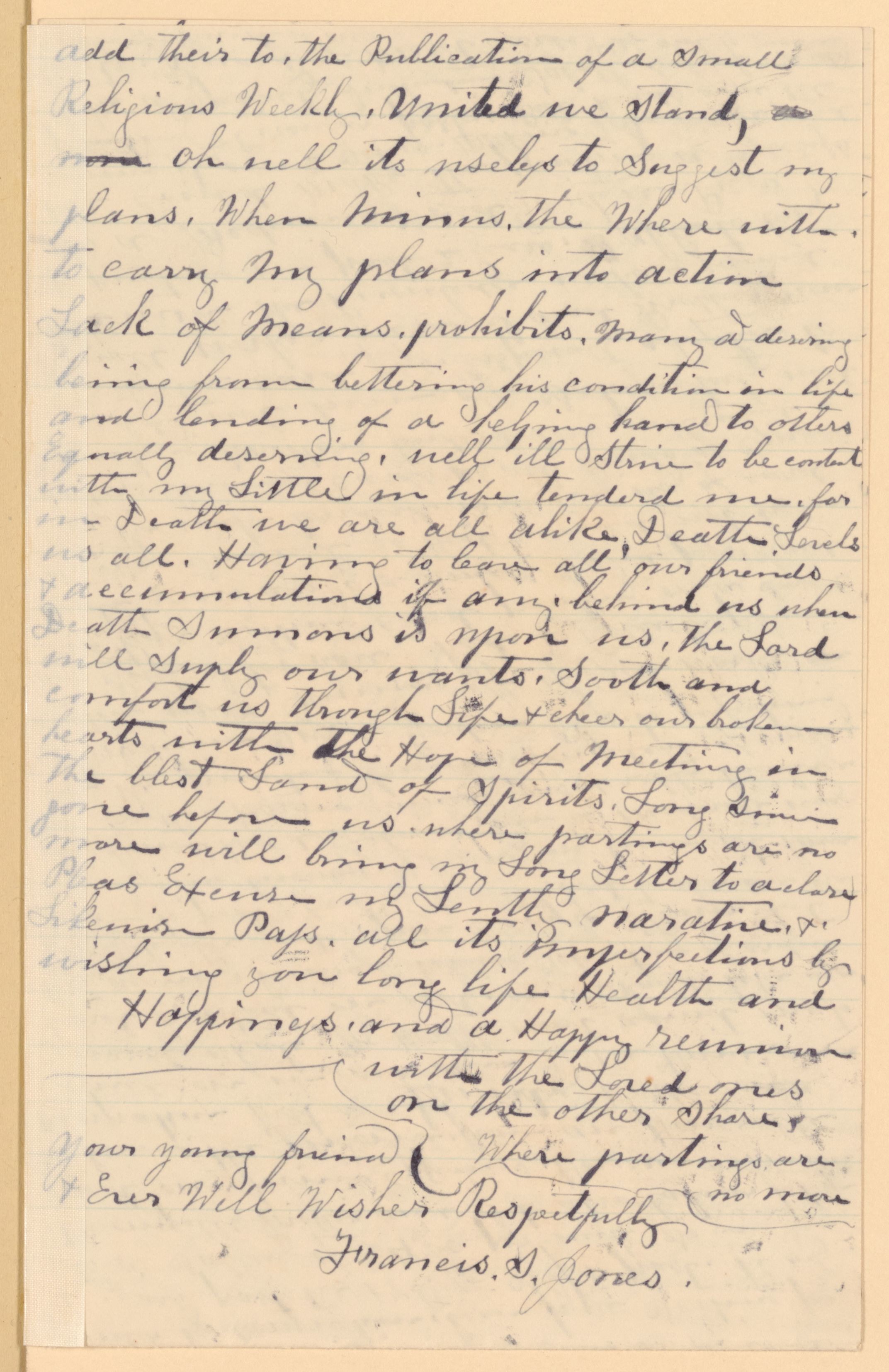 Scanned image of the current content page