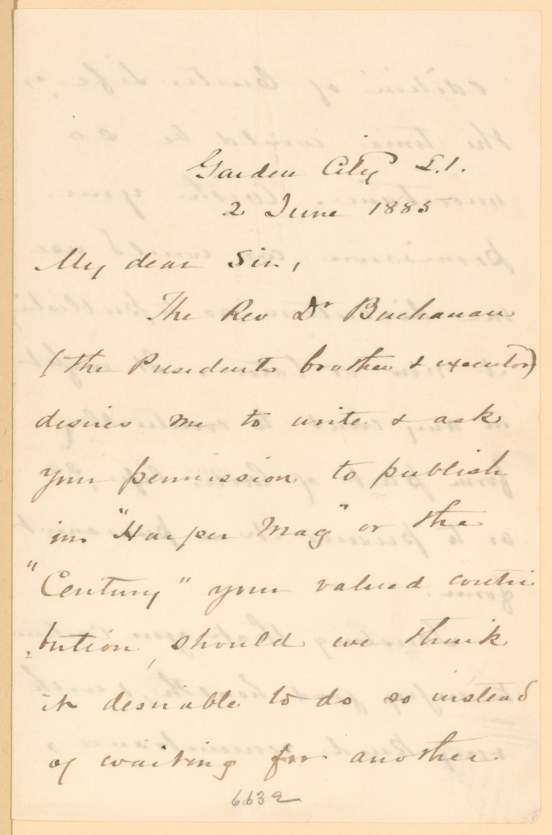 Scanned image of the current content page