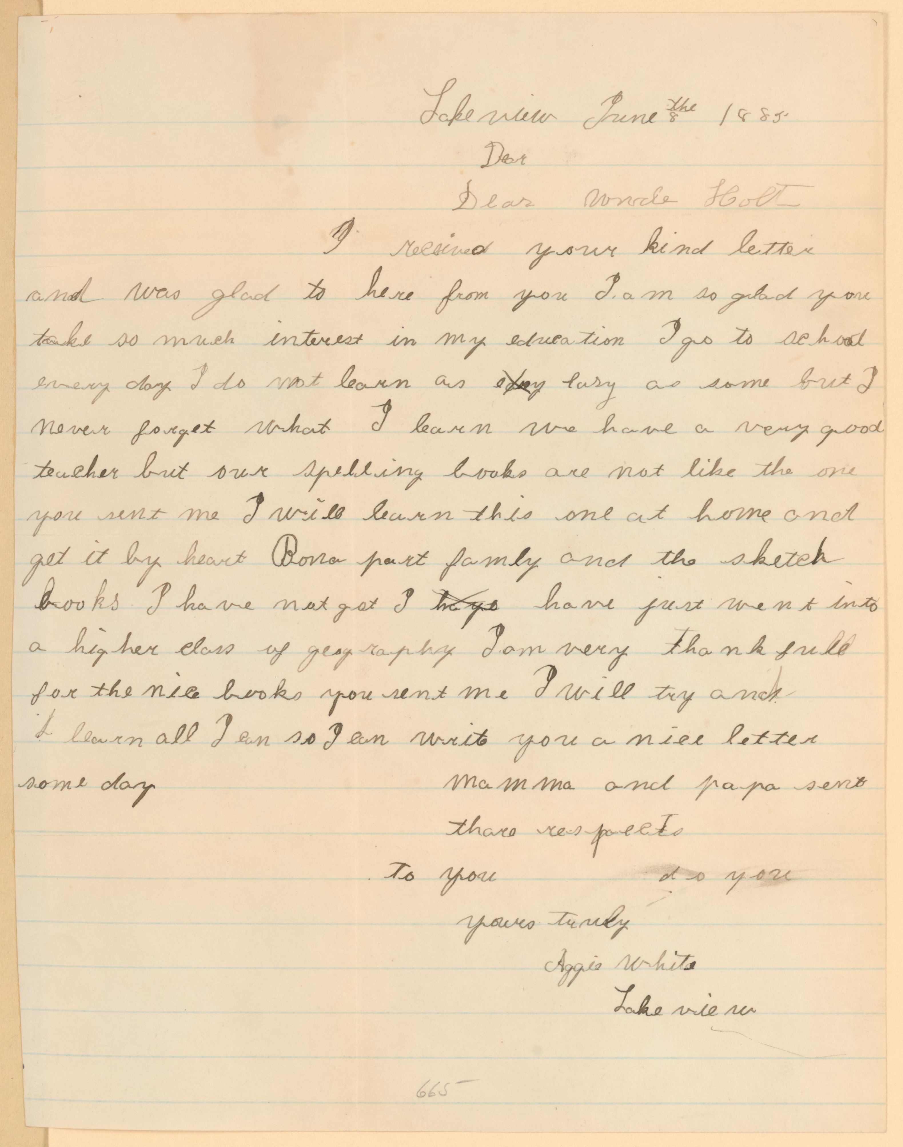 Scanned image of the current content page