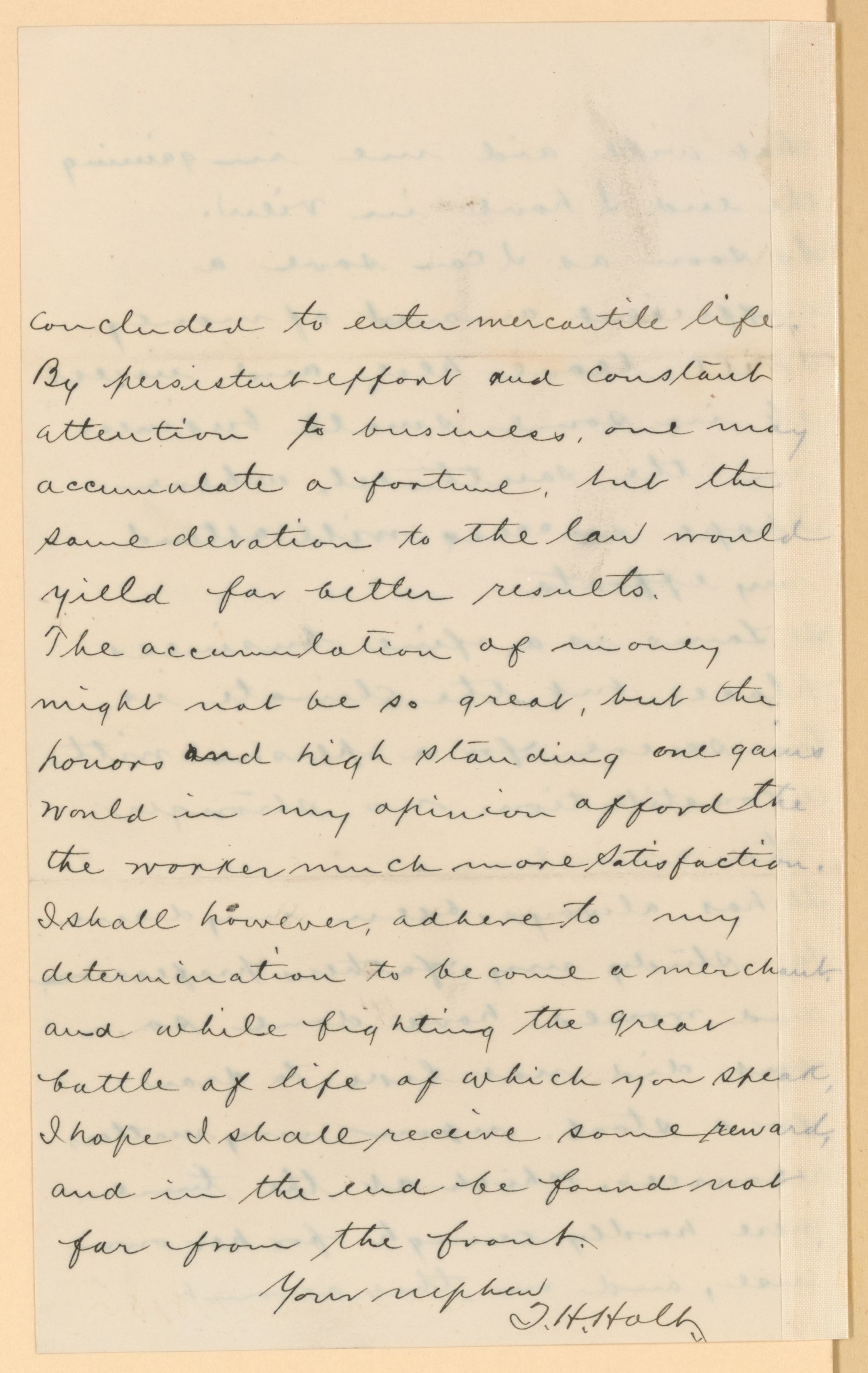 Scanned image of the current content page