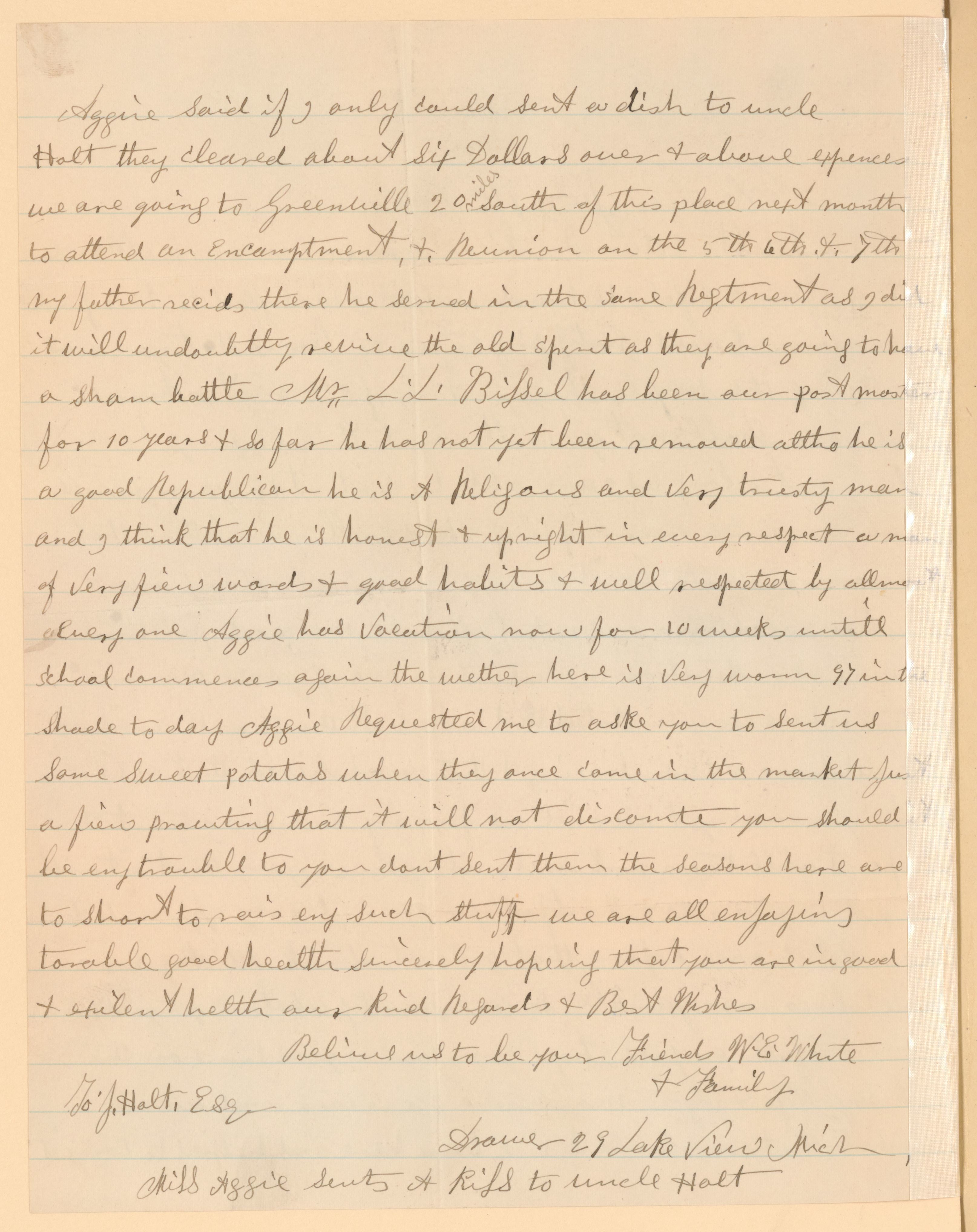 Scanned image of the current content page