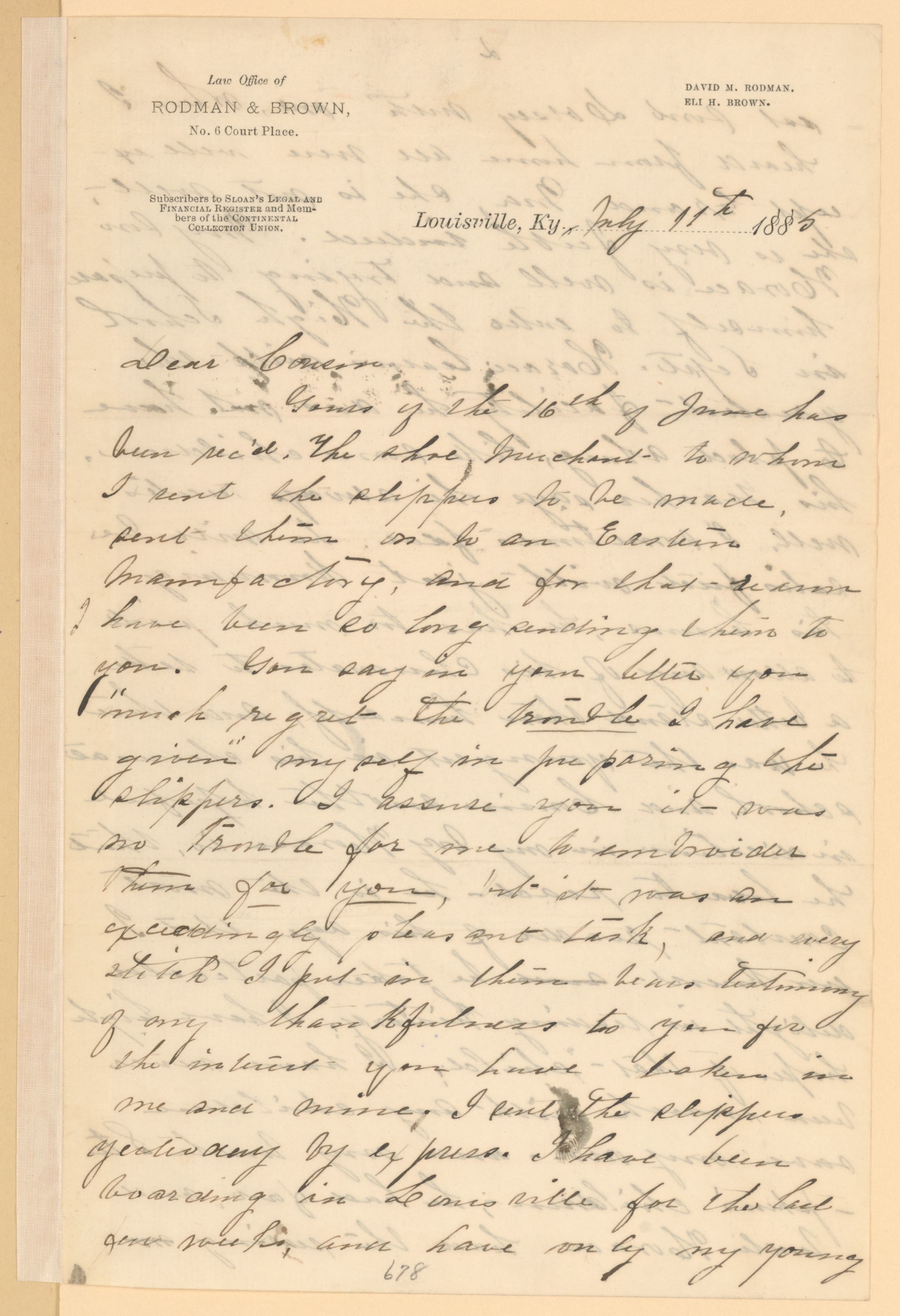 Scanned image of the current content page