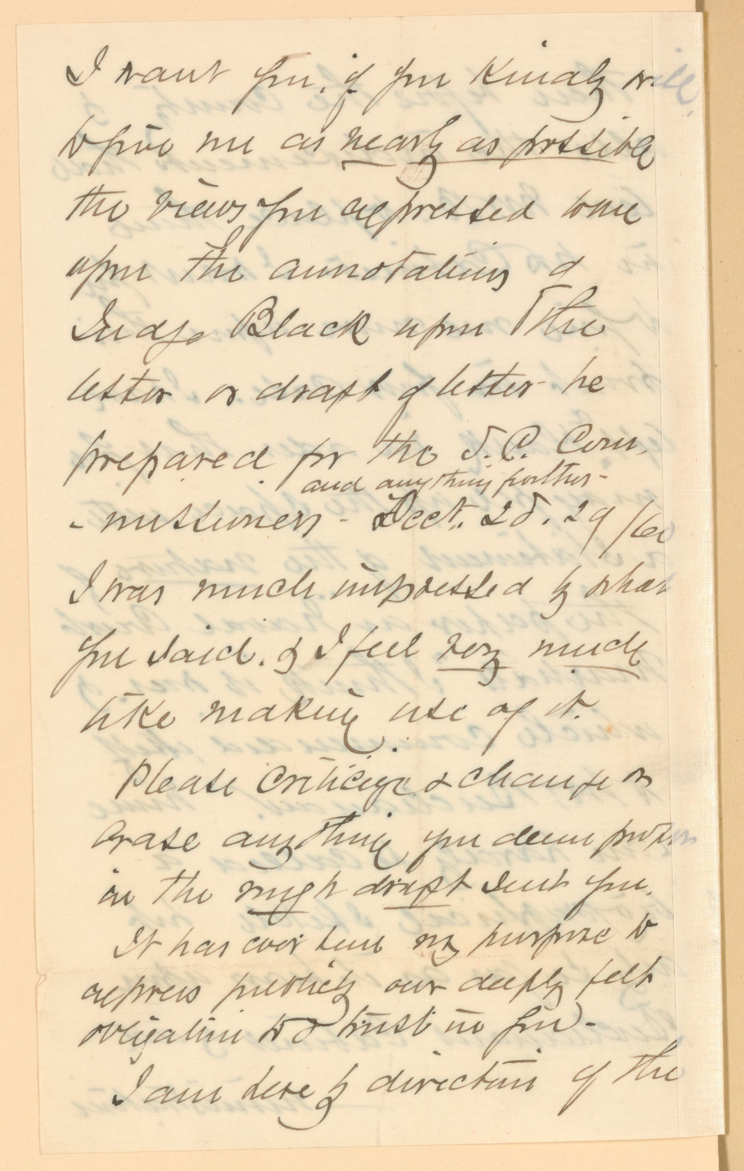 Scanned image of the current content page