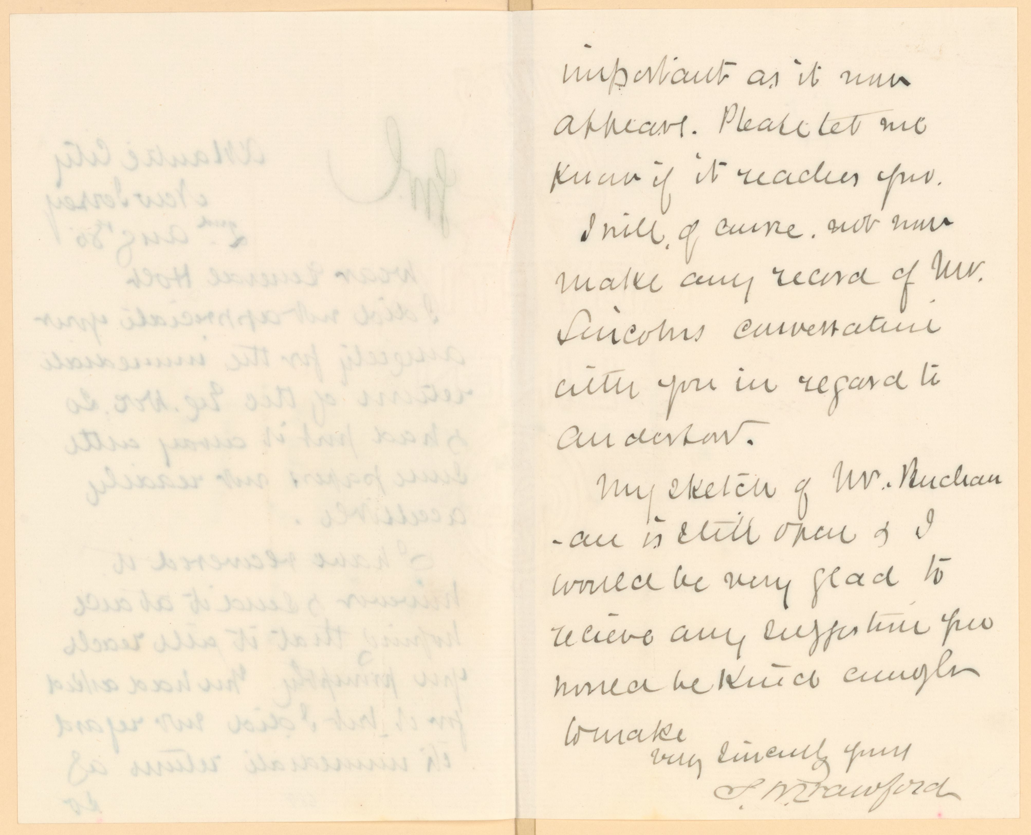 Scanned image of the current content page