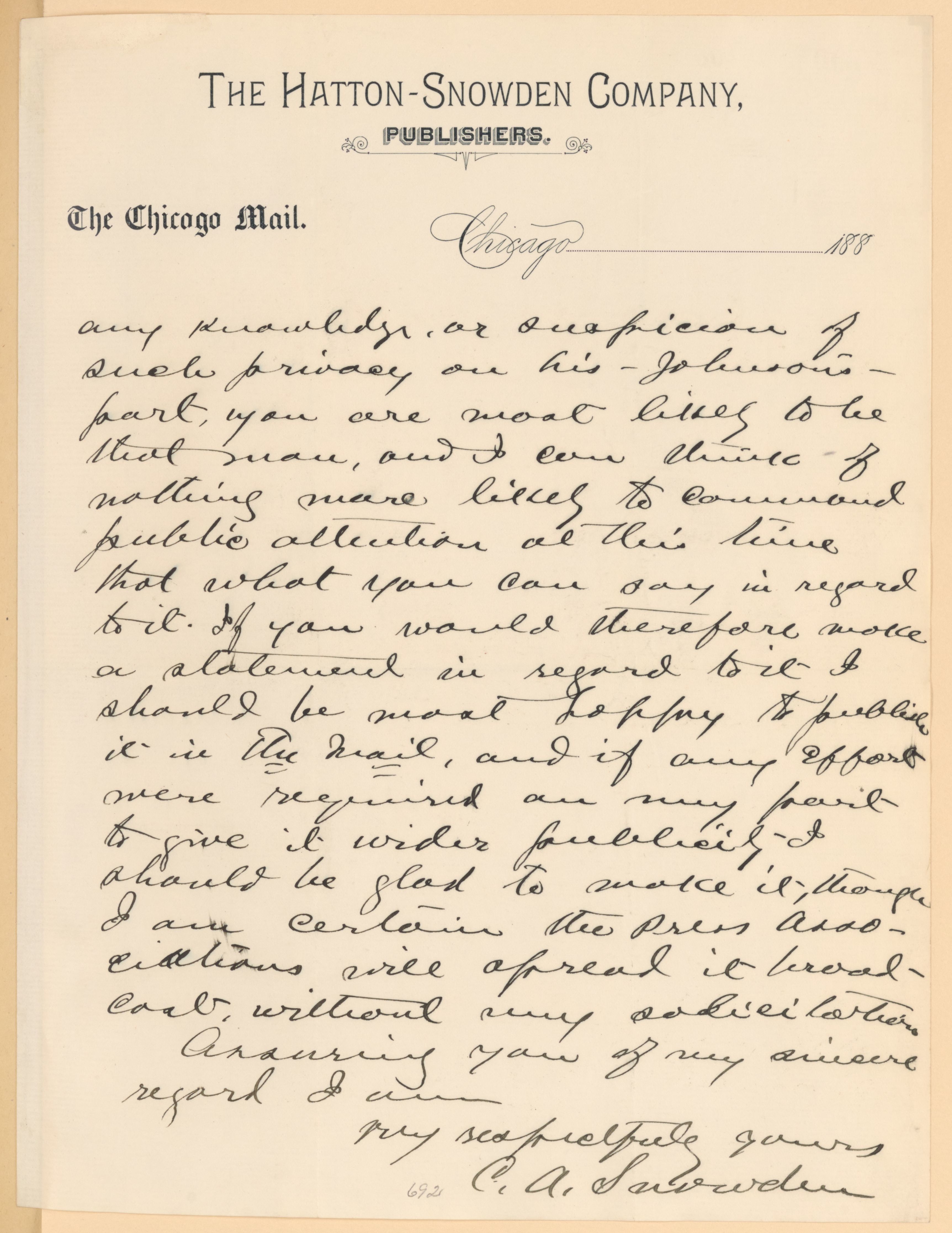 Scanned image of the current content page