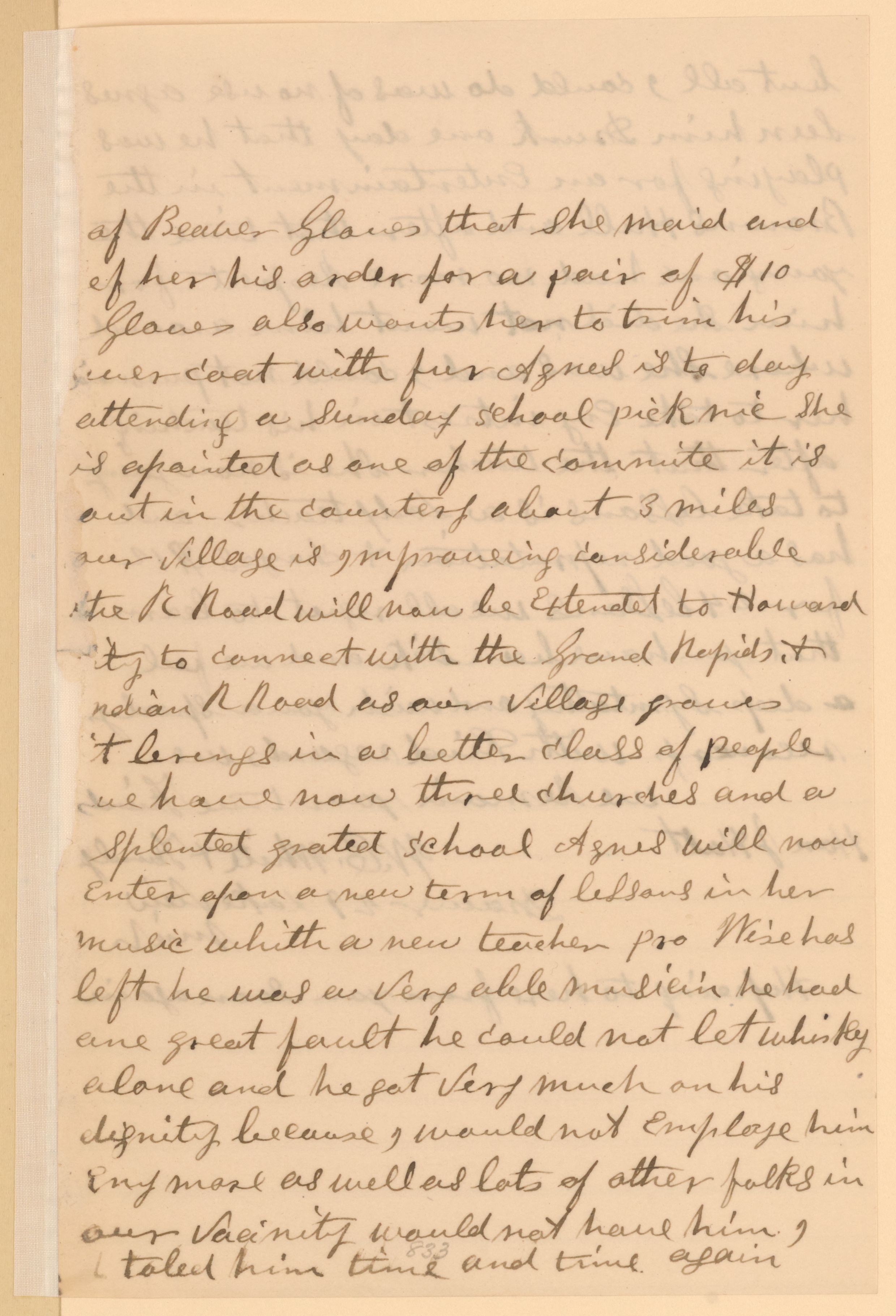 Scanned image of the current content page