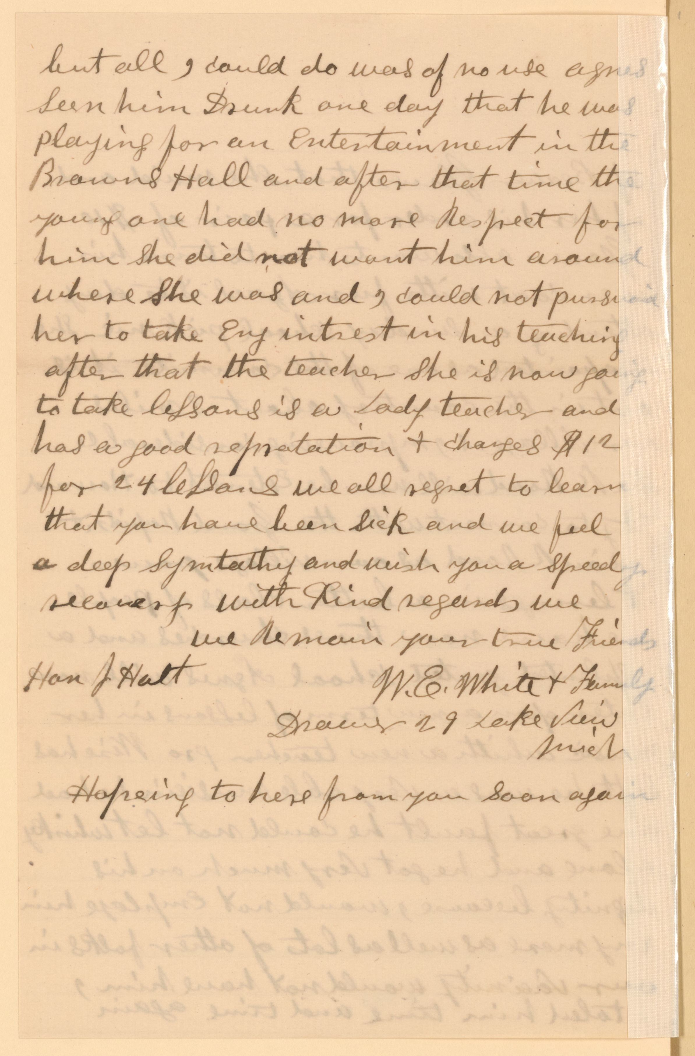 Scanned image of the current content page