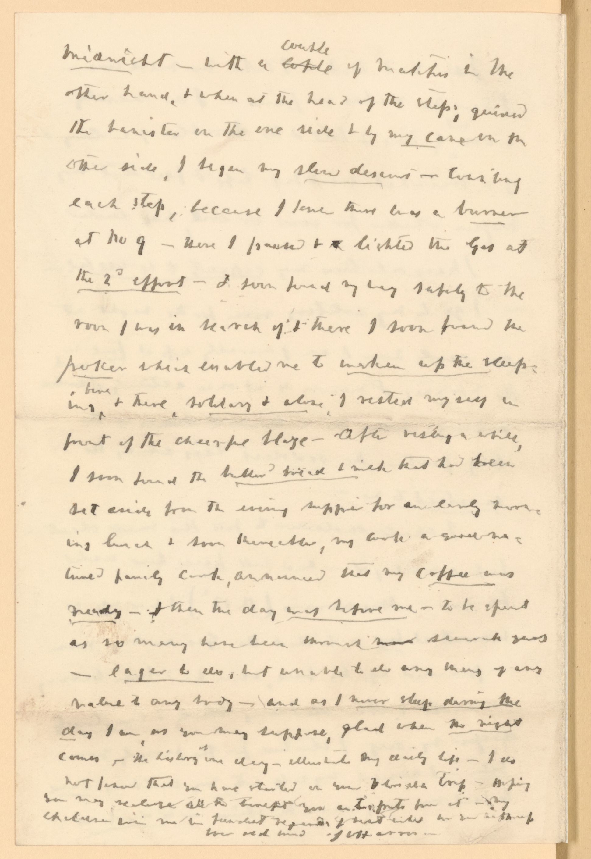 Scanned image of the current content page