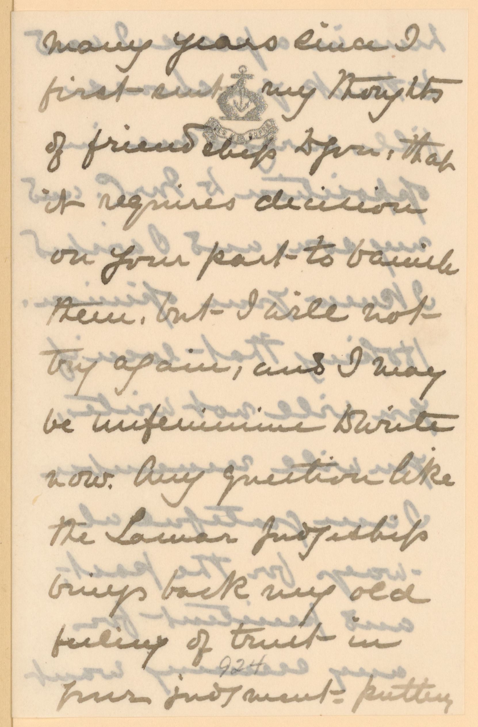 Scanned image of the current content page