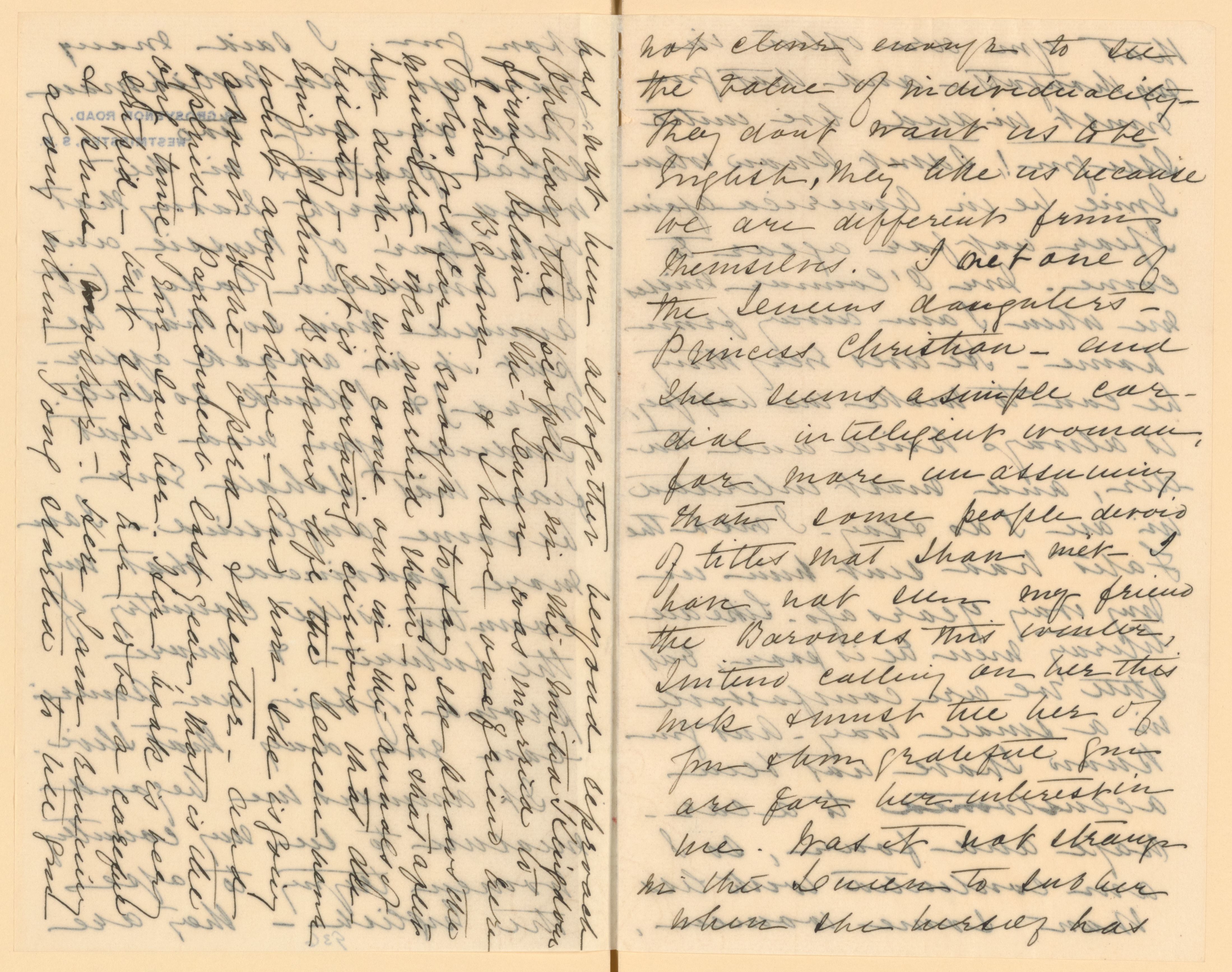 Scanned image of the current content page