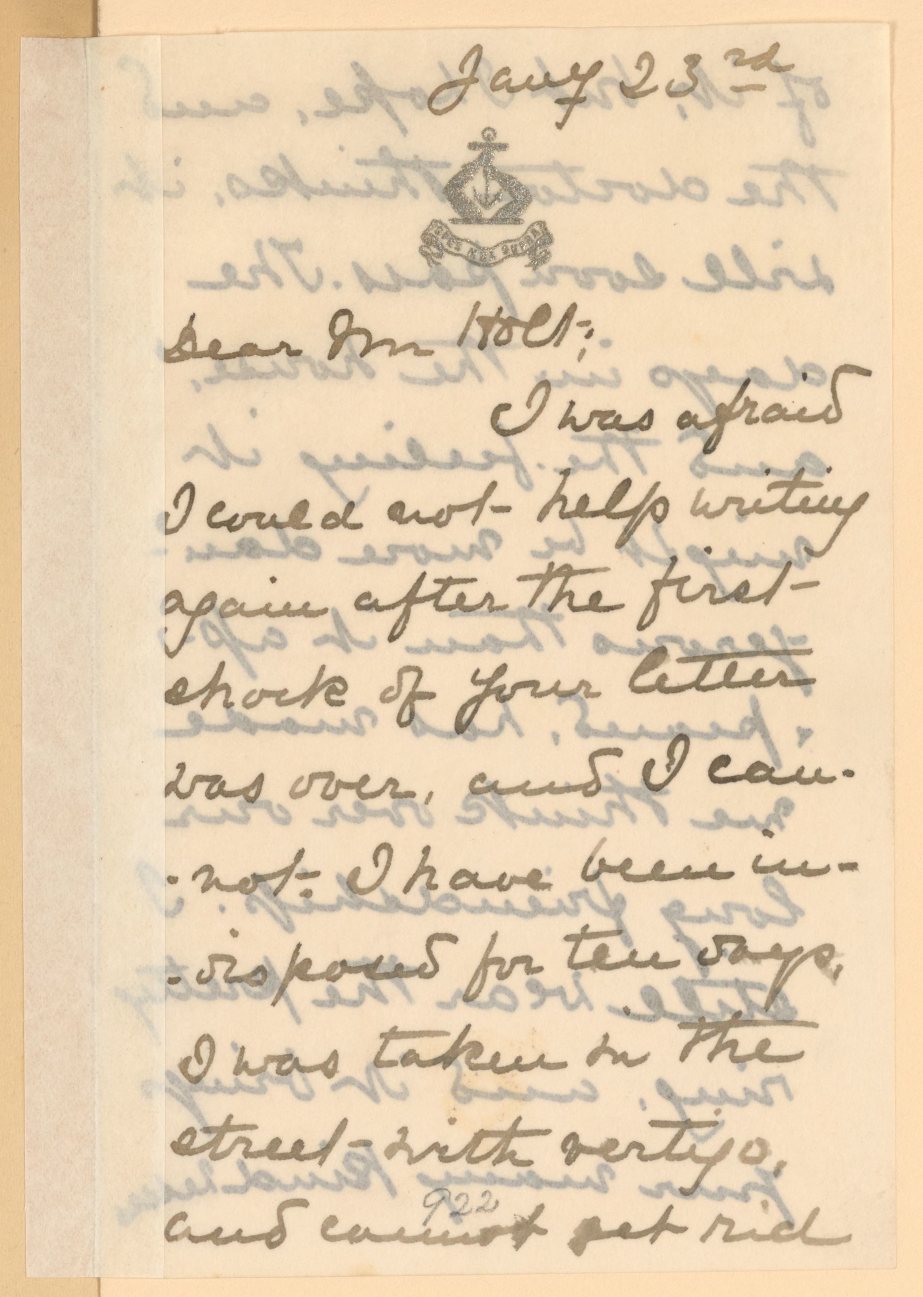 Scanned image of the current content page