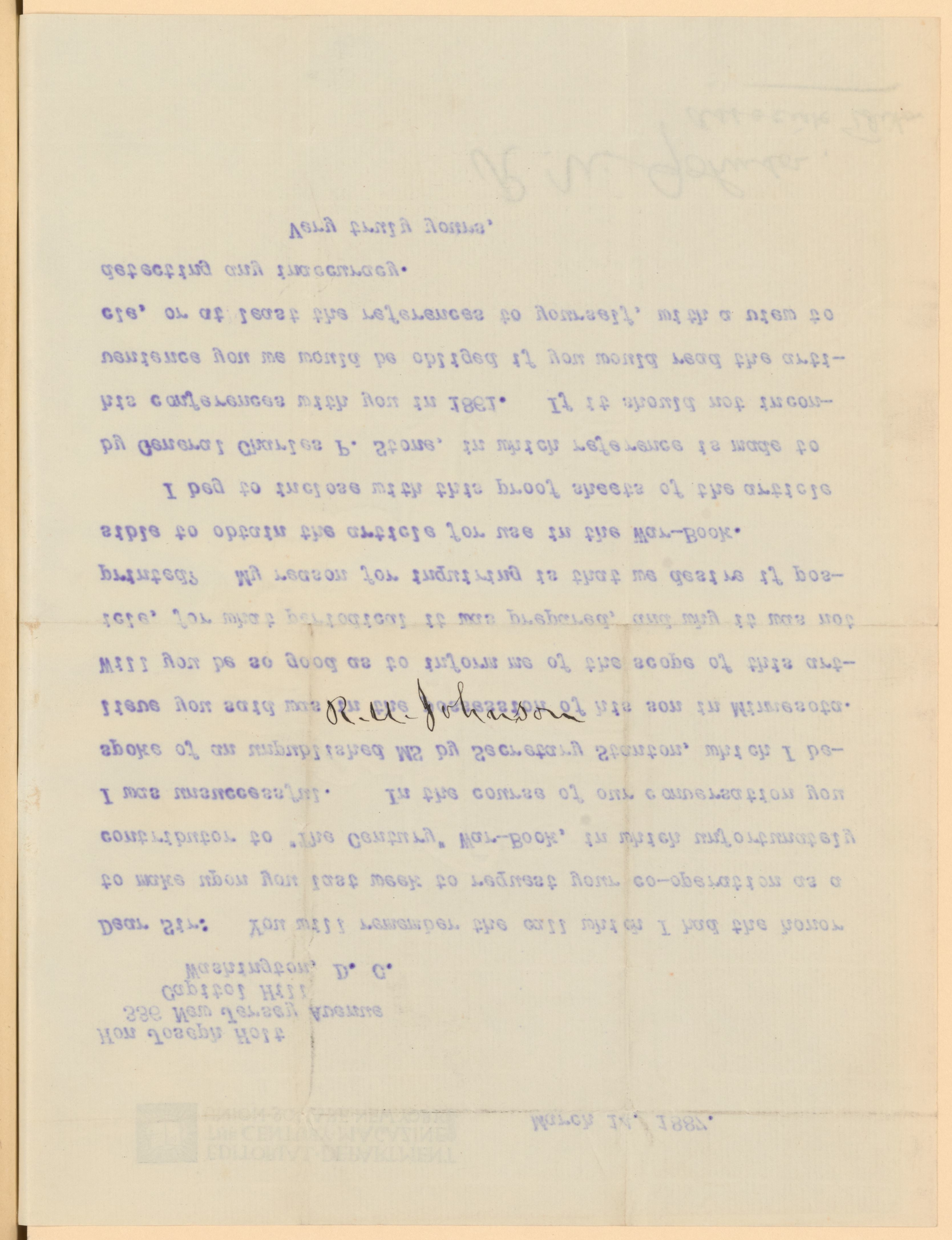 Scanned image of the current content page