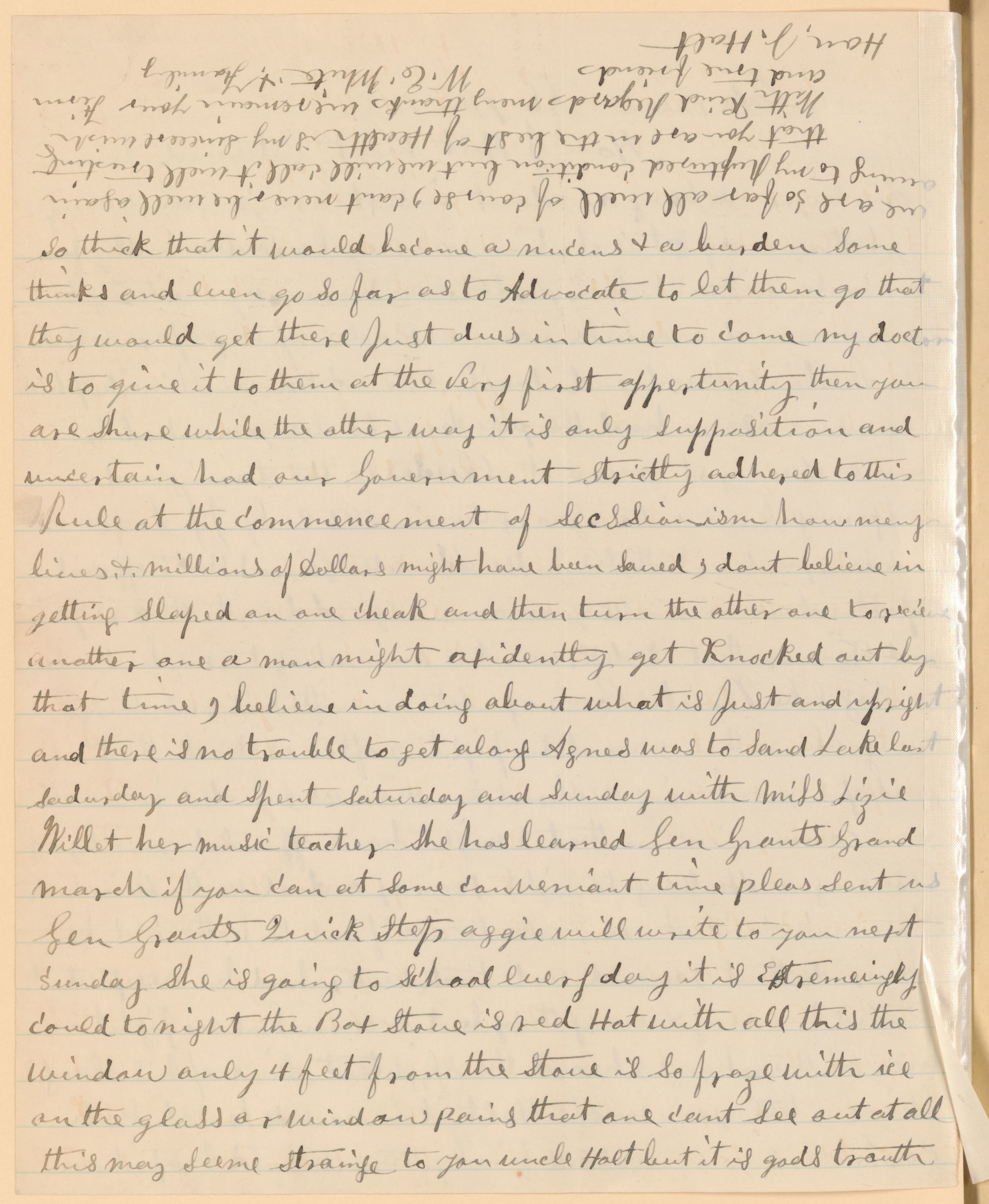 Scanned image of the current content page