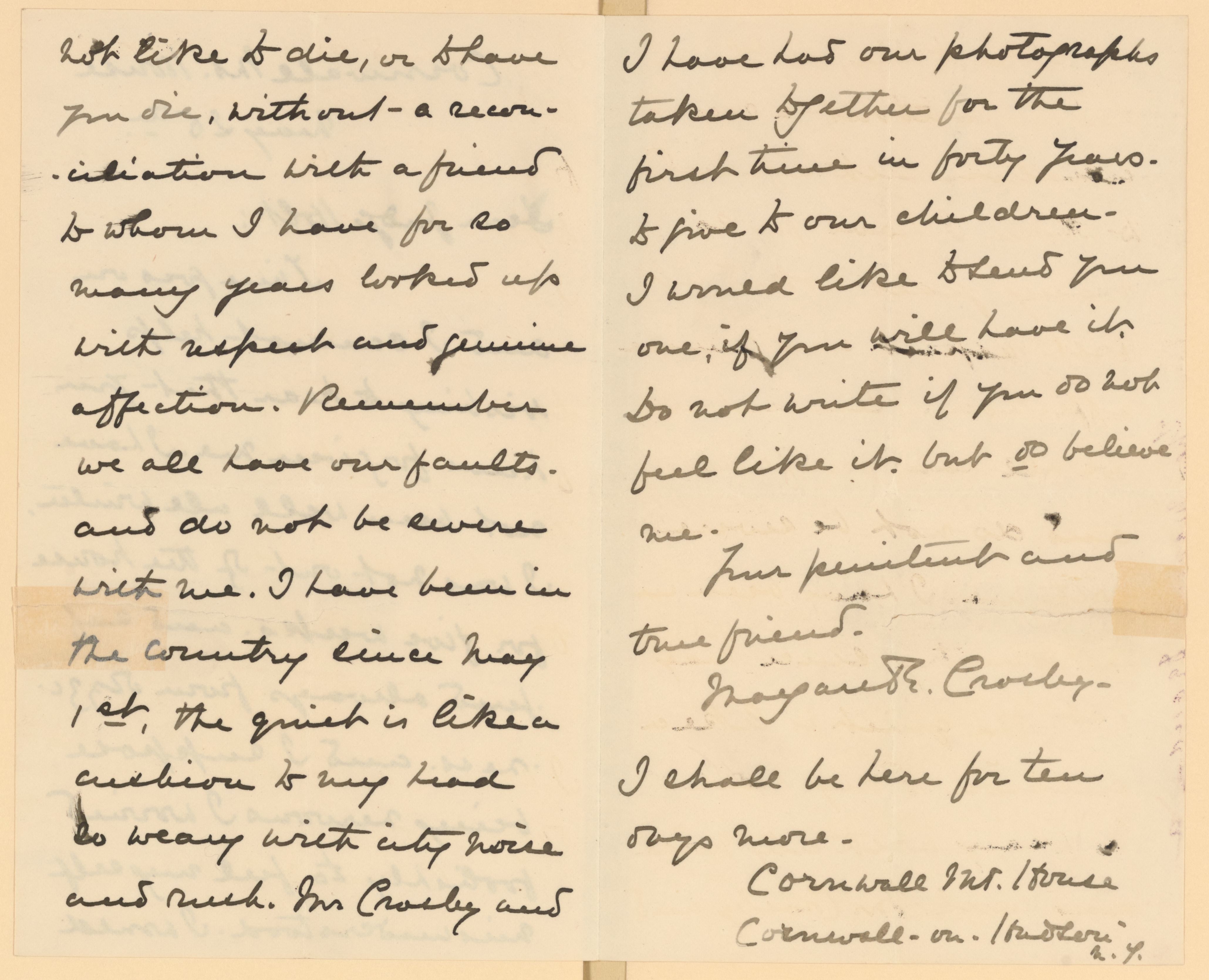 Scanned image of the current content page