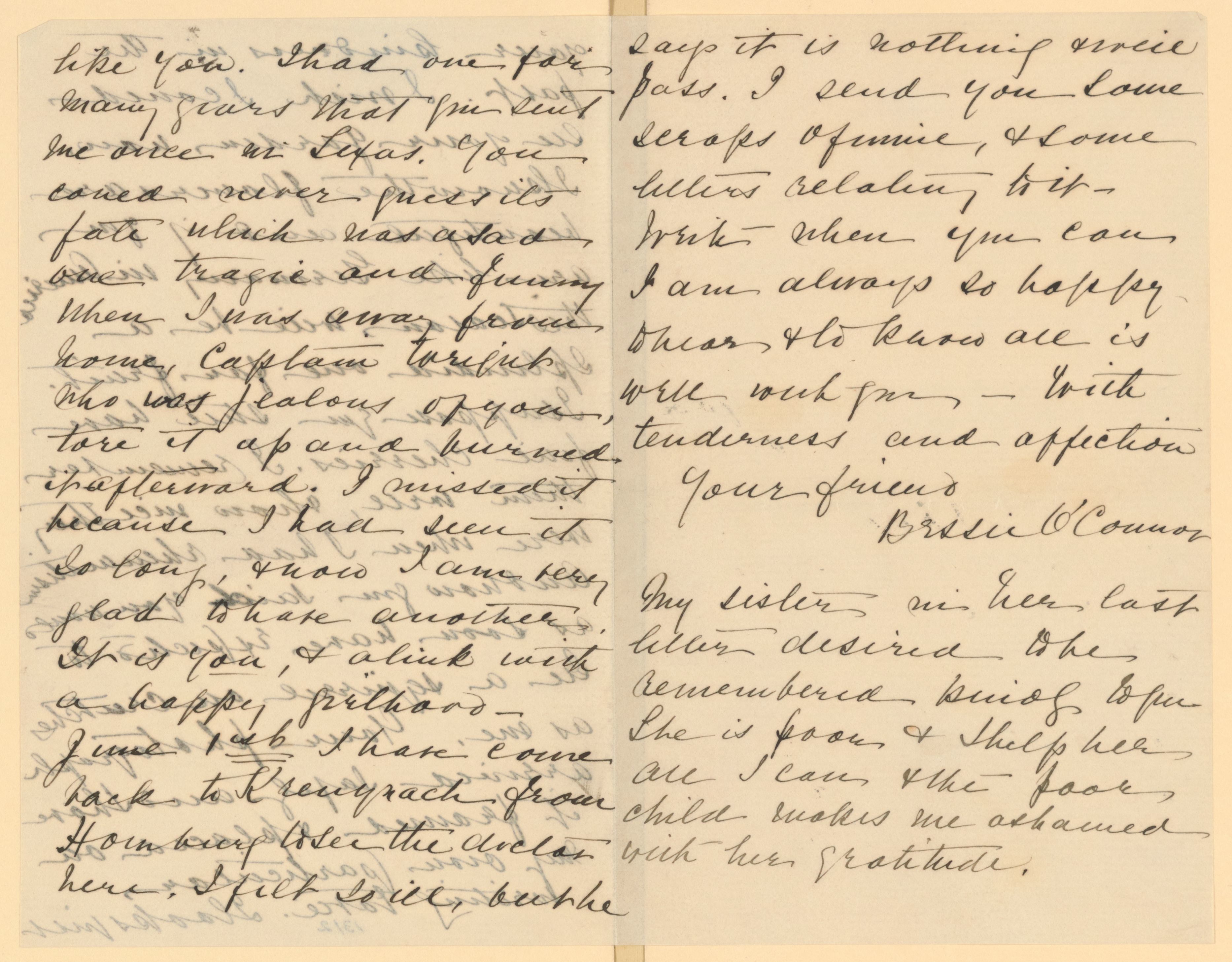 Scanned image of the current content page