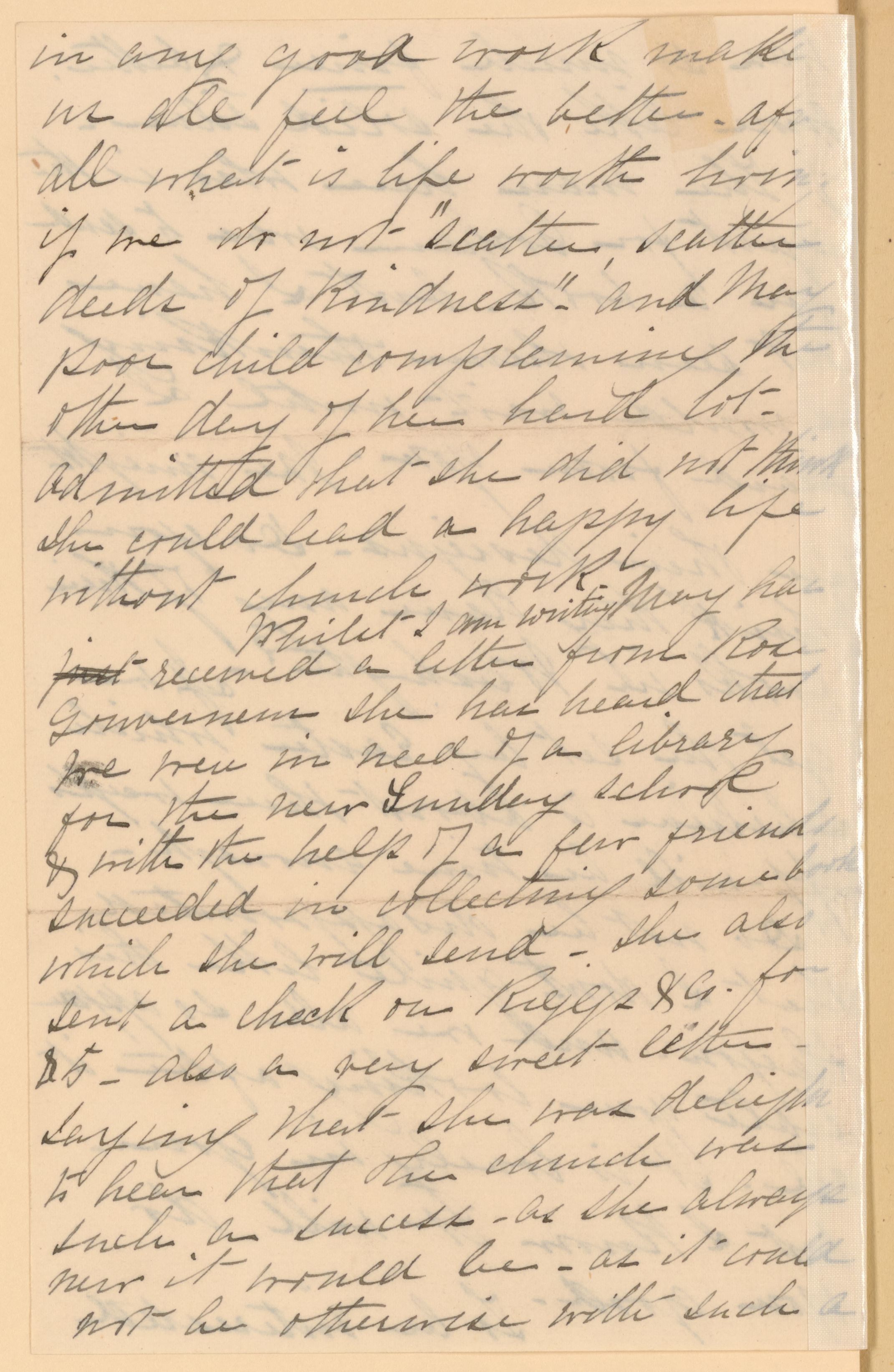 Scanned image of the current content page