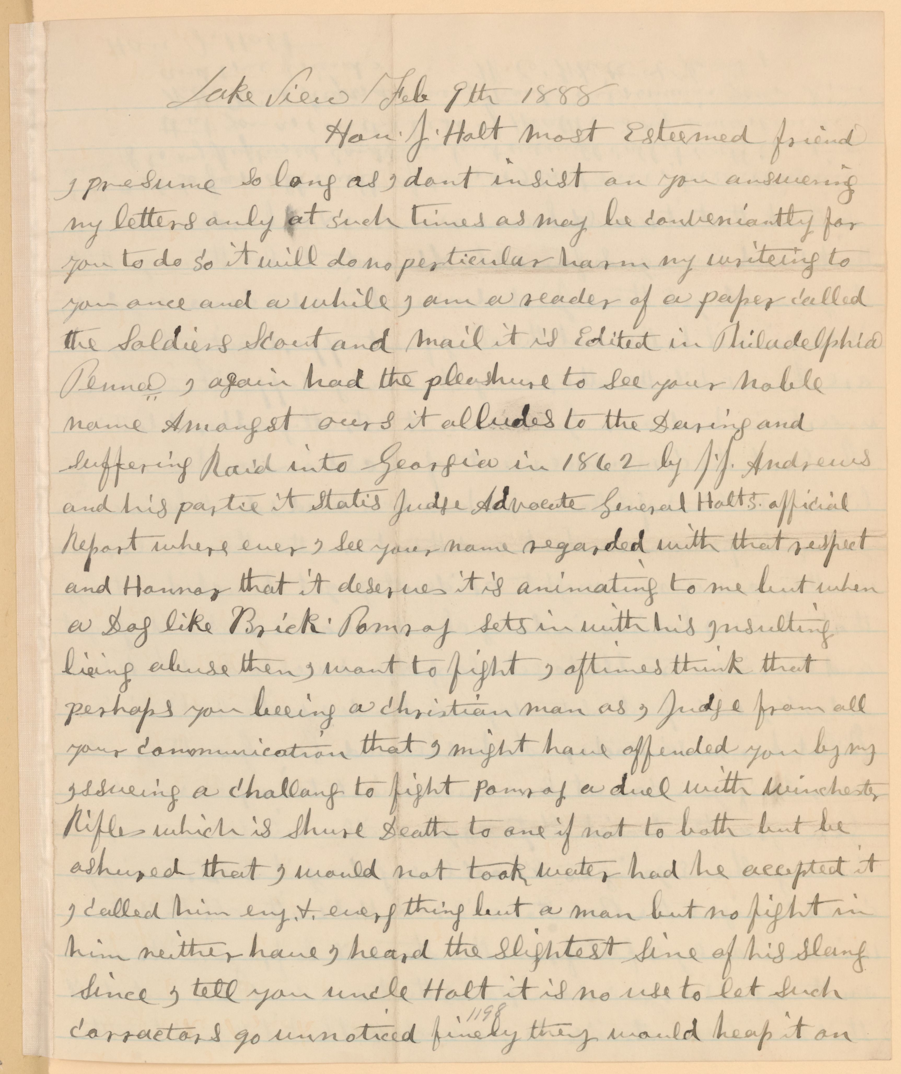 Scanned image of the current content page